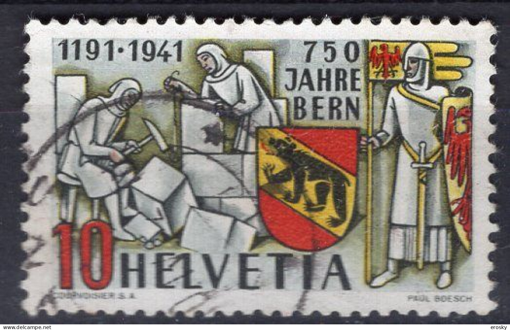 T1939 - SUISSE SWITZERLAND Yv N°370 - Oblitérés