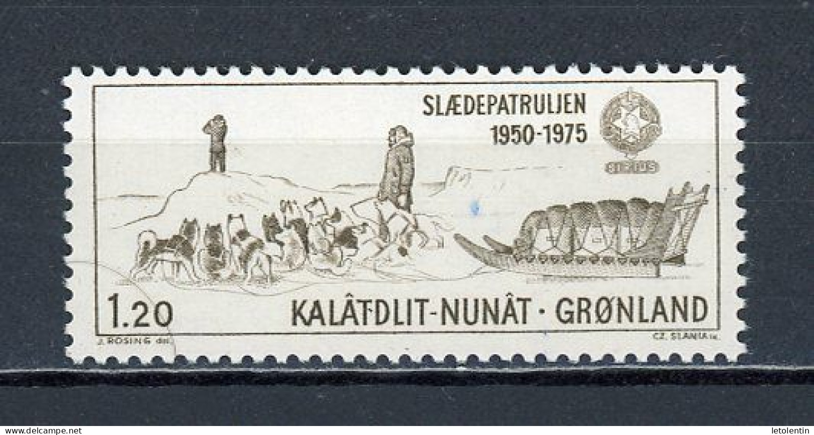 GROENLAND - PATROUILLES DE TRAINEAUX - N° Yvert 83** - Unused Stamps