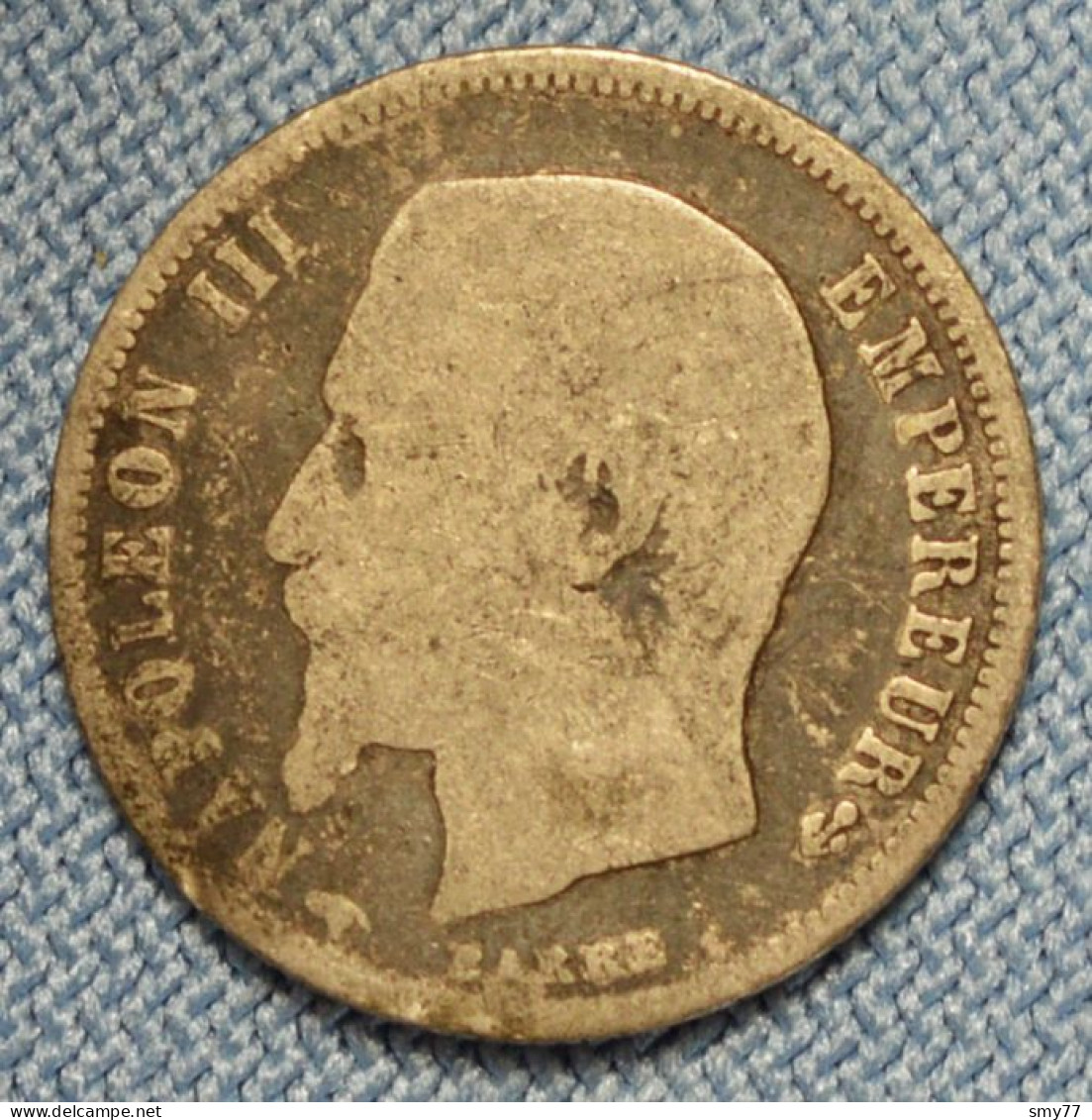 France • 50 Centimes • 1858 A  (Paris) • Tête Nue • [24-332] - 50 Centimes