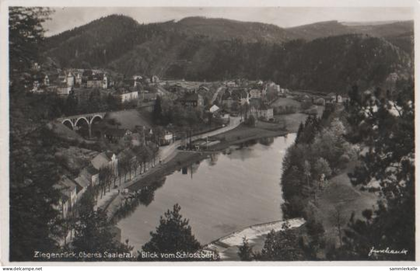 17724 - Ziegenrück Vom Schlossberg - 1936 - Ziegenrück