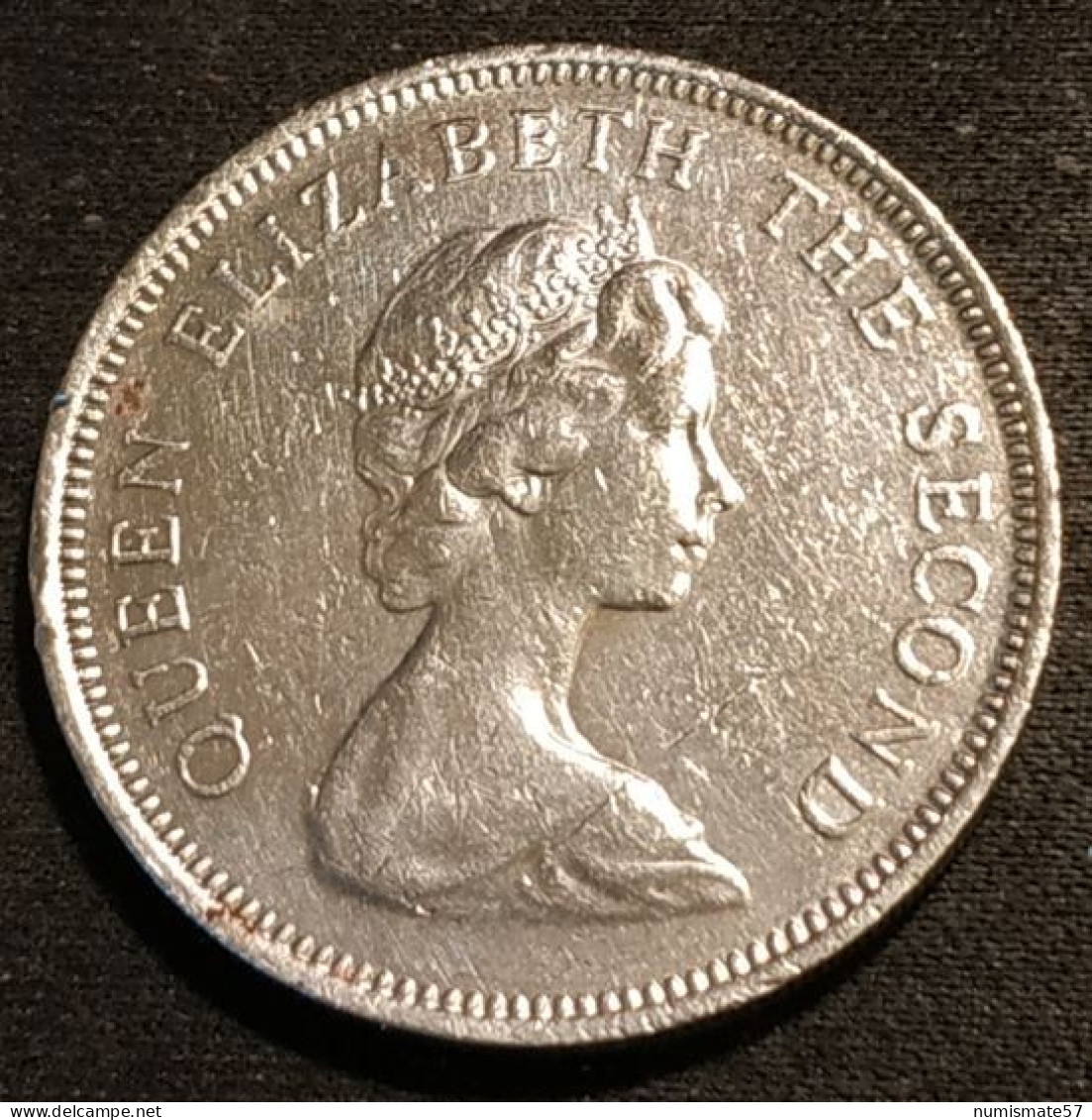 JERSEY - 10 PENCE 1980 - Elizabeth II - 2eme Effigie - KM 33 - TEN NEW PENCE - Jersey