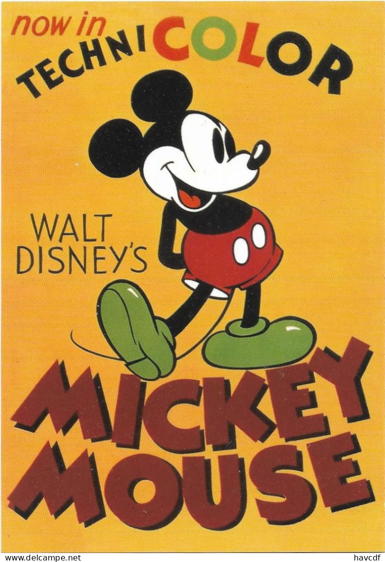 CPM - édit. SONIS - A. 29 - MICKEY MOUSE - Now In TECHNICOLOR - Bandes Dessinées