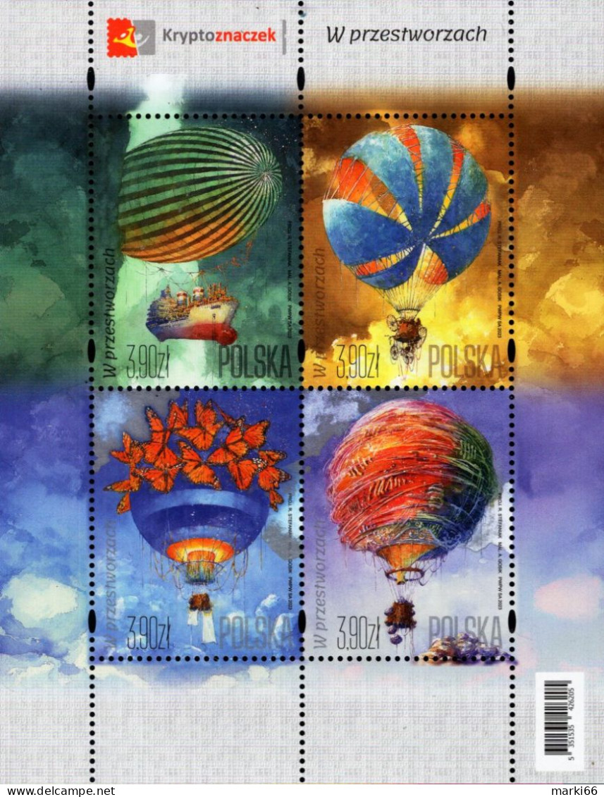 Poland - 2024 - In The Skies - Mint Stamp Sheetlet - Ongebruikt