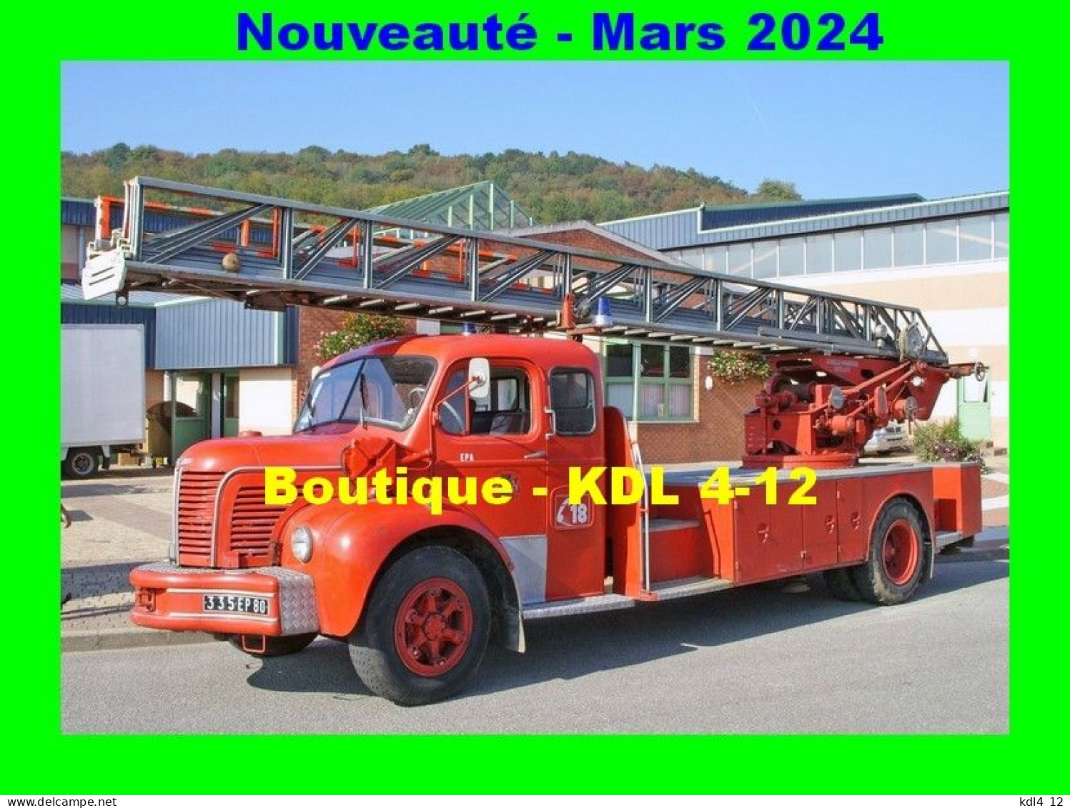 AL SP 234 - Echelle Mécanique 30 Berliet GLC 19 - MONTVILLE - Seine-Maritime - Brandweer