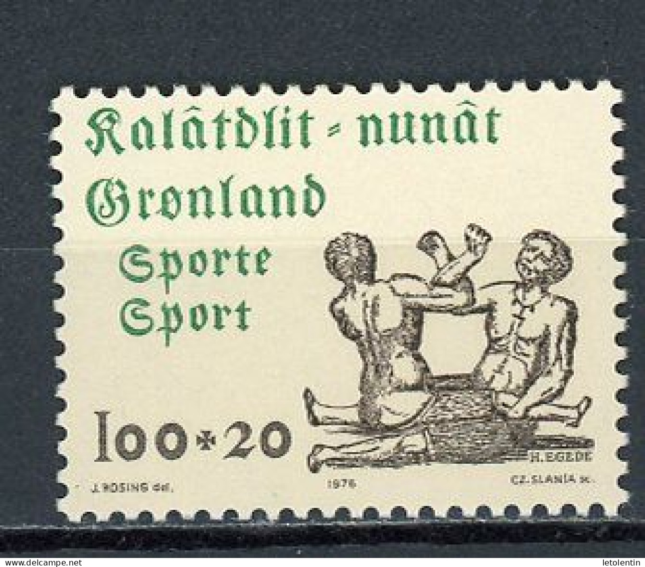 GROENLAND - SPORT - N° Yvert 85 ** - Unused Stamps