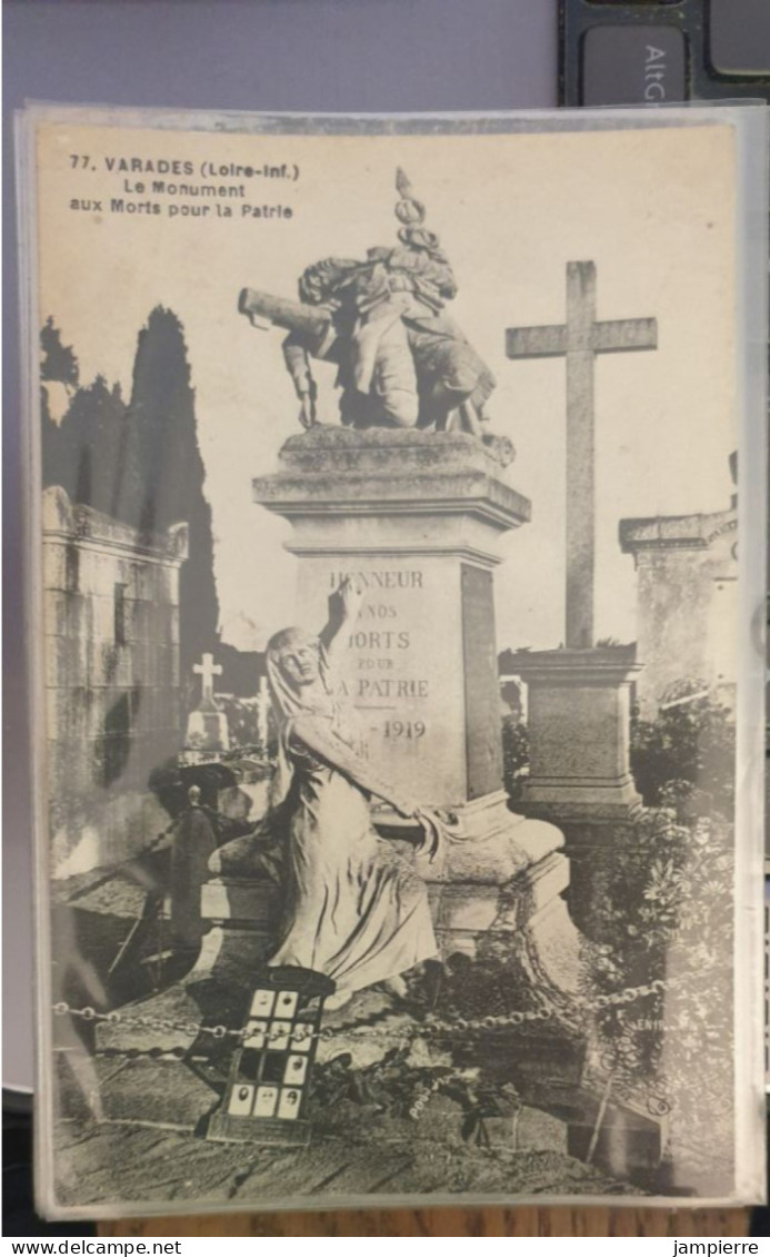 77 - Varades (Loire-Inf.) - Le Monument Aux Morts Pour La Patrie - Varades