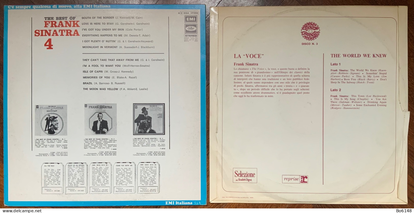 2 Dischi 33 Giri  FRANK SINATRA :  LA “ VOCE “ E THE BEST N.4 - Blues