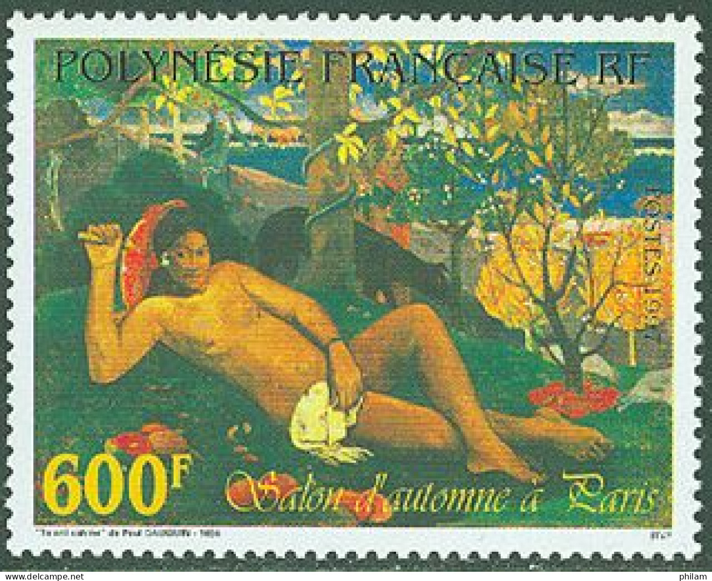POLYNESIE 1997 - Gauguin - Tee Hahiri Vahine - 1 V. - Impresionismo