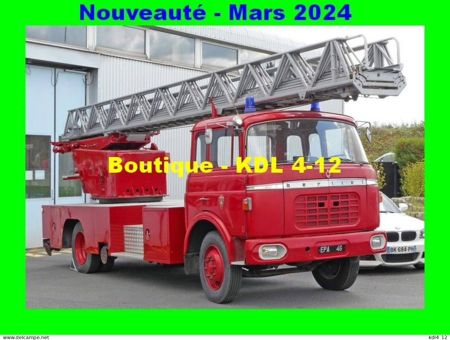 AL SP 236 - Echelle Pivotante Automatique 30 Berliet GAK 70 - VILLECRESNES - Val De Marne - Sapeurs-Pompiers