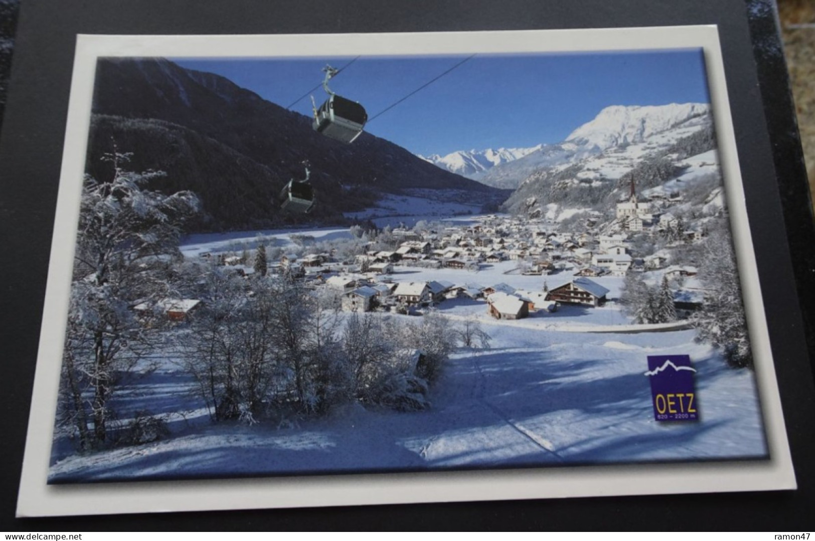 Oetz, Oetztal/Tirol - AcherkogelBahn Hochoetz - Photo Lohmann, Oetz - # S 6/518 - Funicular Railway