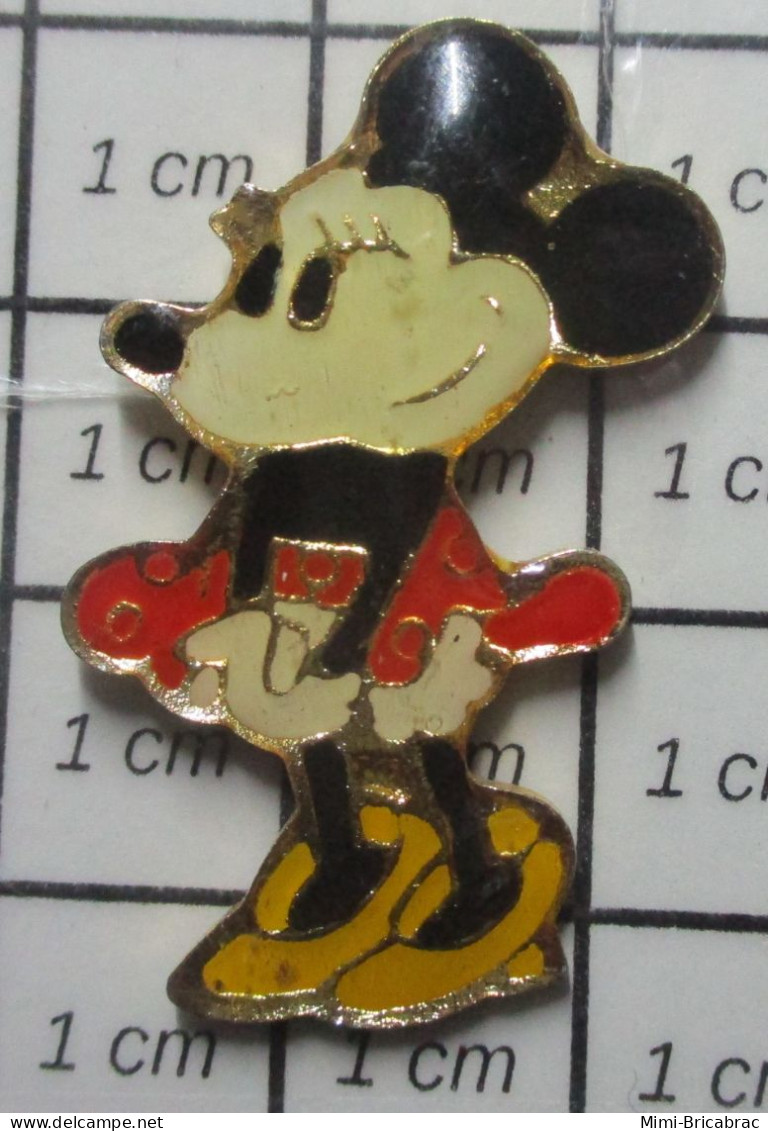 511D Pin's Pins / Beau Et Rare / DISNEY / MINNIE GRAPHISME ANNEES 30/40 - Disney