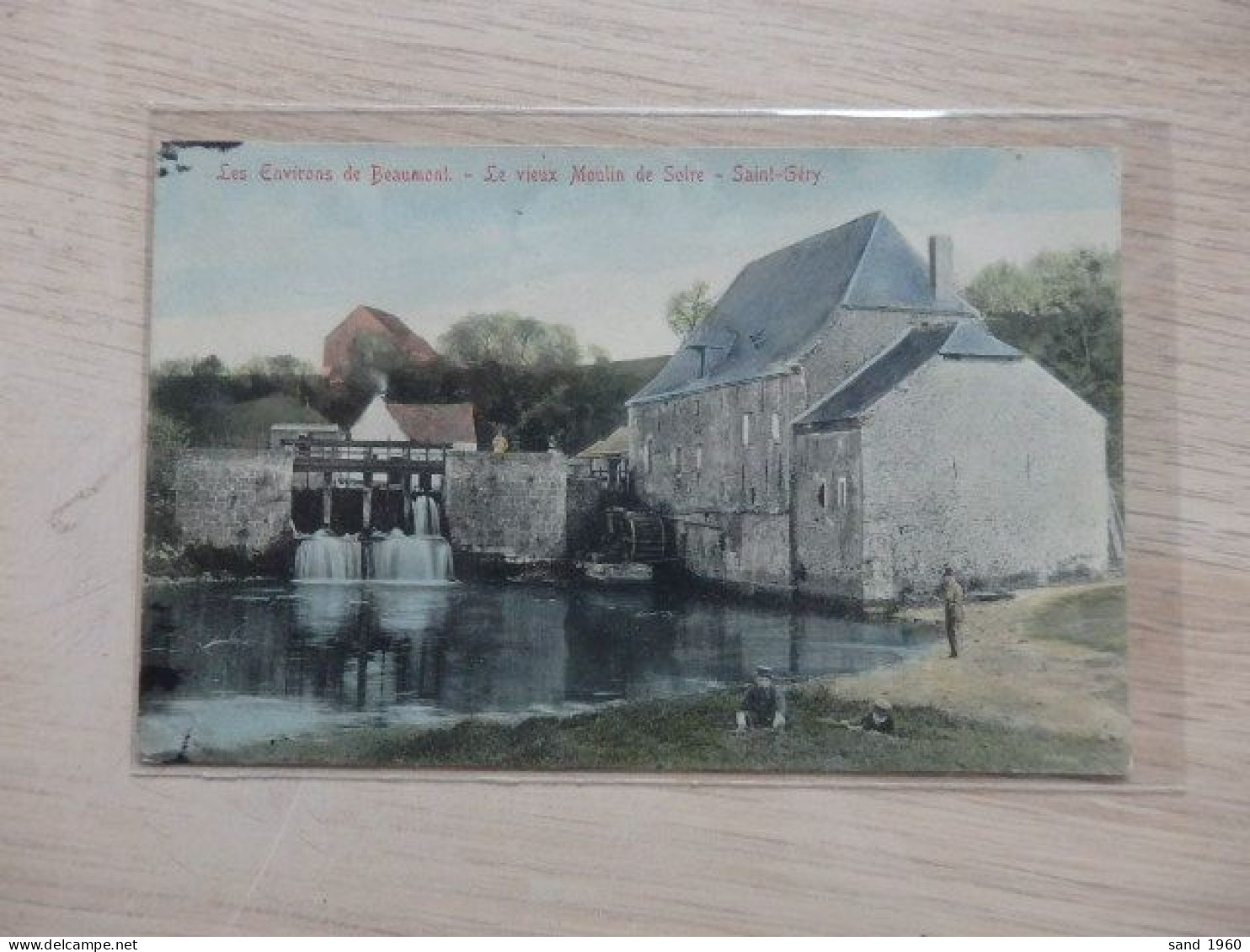 Les Environs De Beaumont - Le Vieux Moulin De Solre - Saint Géry - Couleur - Imp: Louis Lebrun - Circulé: 1913 - 2 Scans - Beaumont