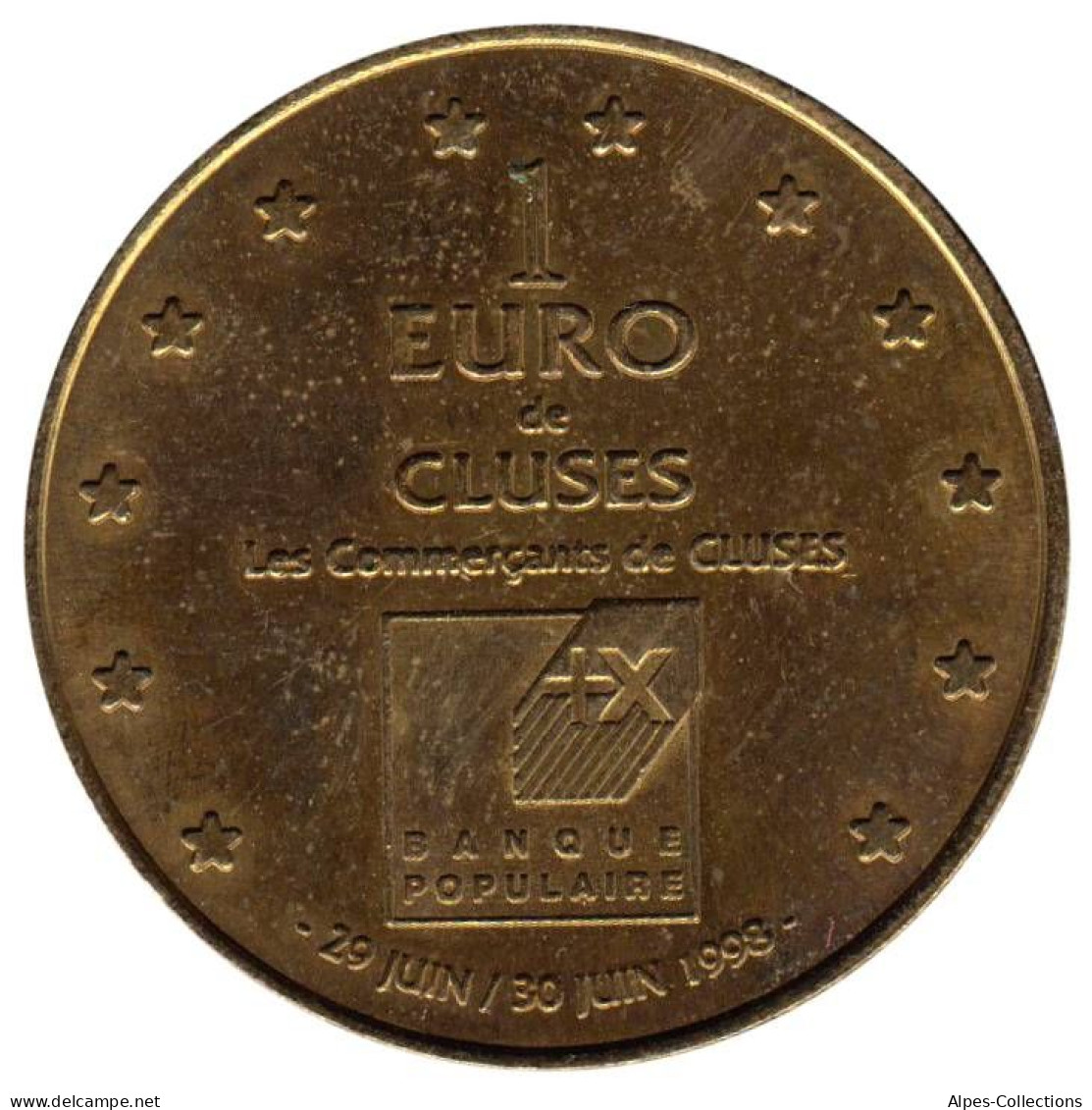 CLUSES - EU0010.1 - 1 EURO DES VILLES - Réf: NR - 1998 - Euros Des Villes