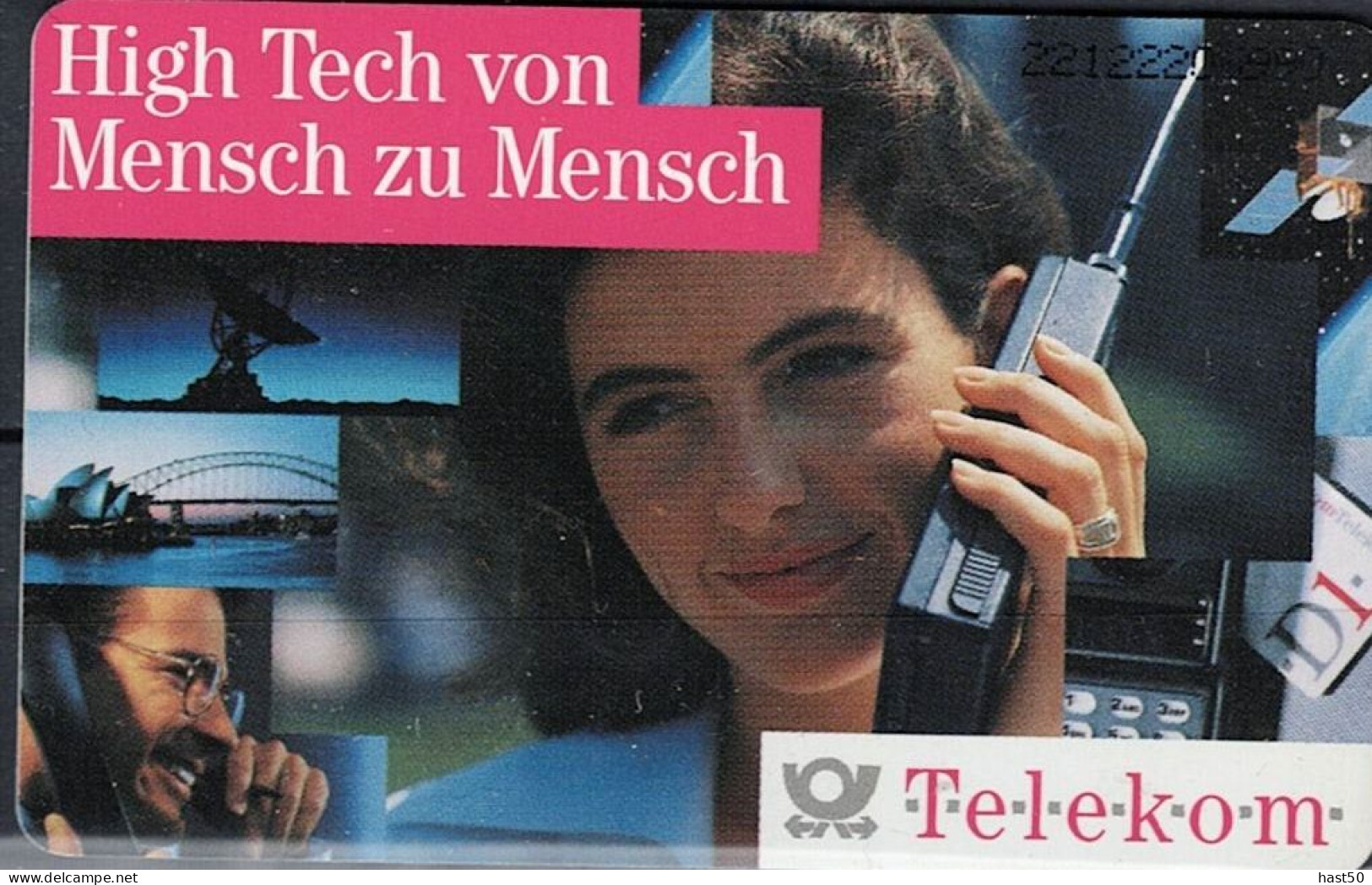 Deutschland - P  PD-SERIES: High Tech Von Mensch Zu Mensch - USED -  1992 - P & PD-Series : Guichet - D. Telekom