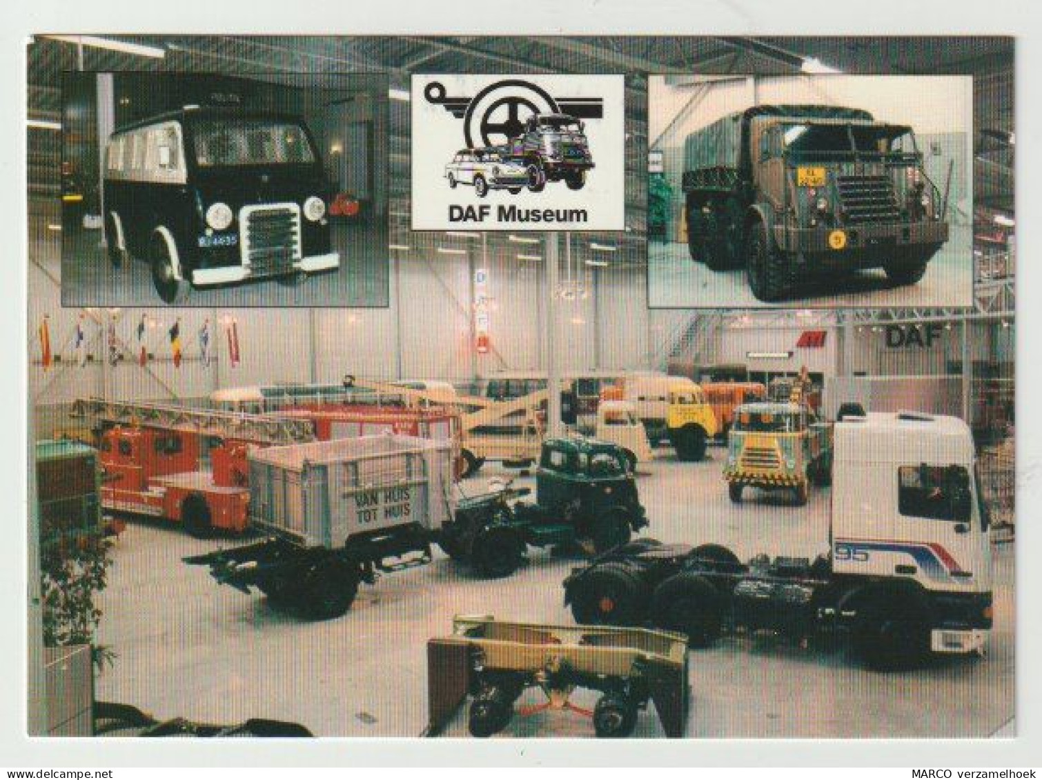 Ansichtkaart-postcard DAF:  DAF Museum Eindhoven (NL) - Trucks, Vans &  Lorries