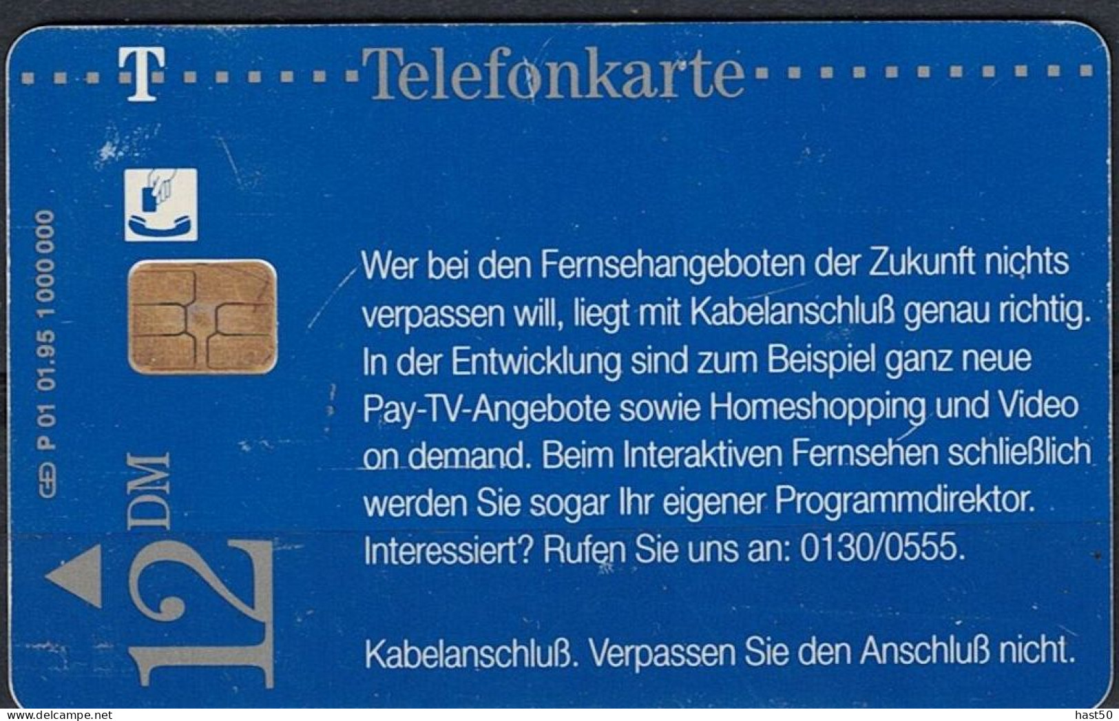 Deutschland - P  PD-SERIES: Verpassen Sie Den Anachluß Nicht  - USED -  1995 - P & PD-Series: Schalterkarten Der Dt. Telekom