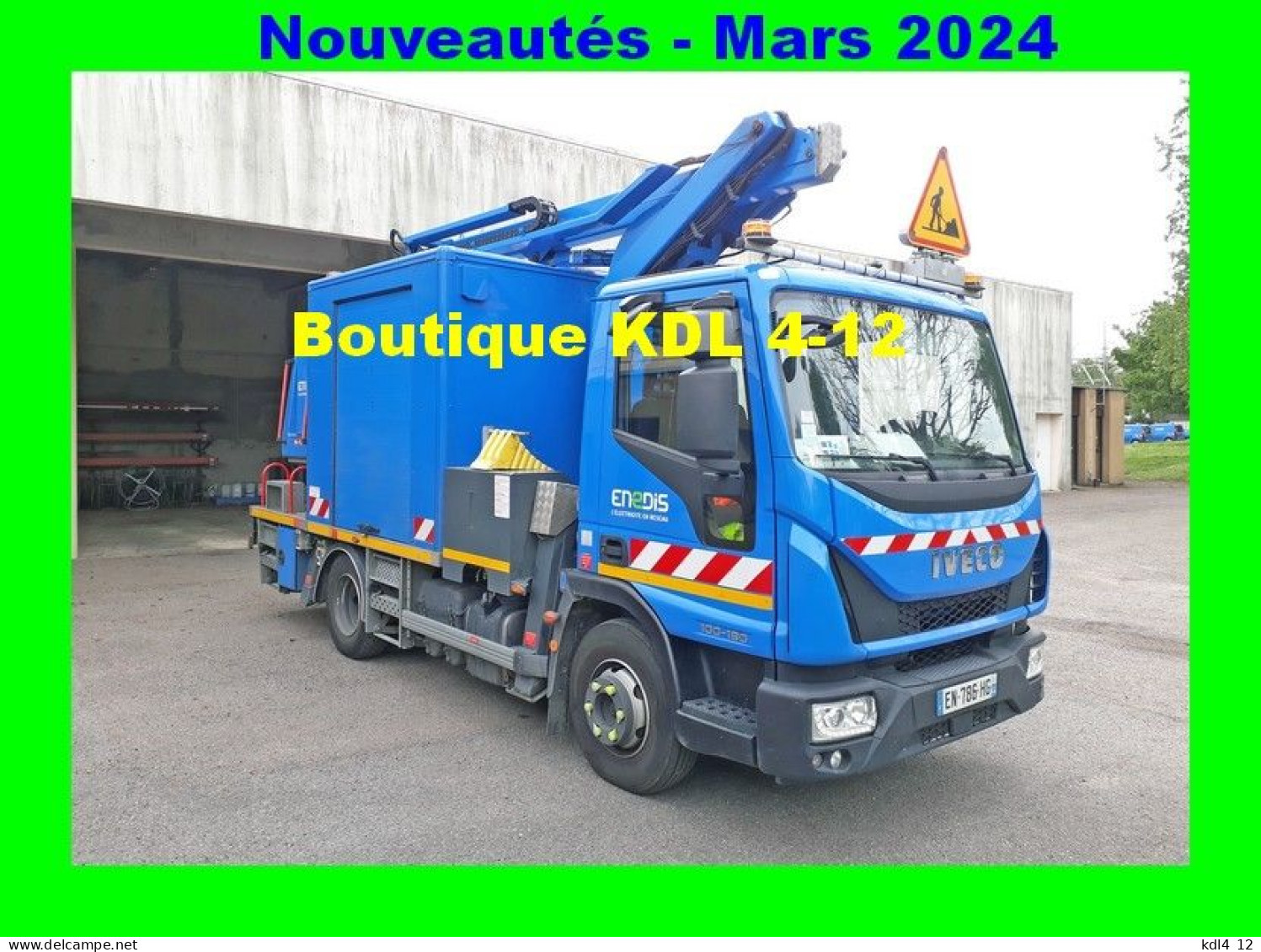 AL UT 31 - Plateforme élévatrice Atelier Enedis Iveco 100-190 - SAINT-NAZAIRE - Loire-Atlantique - Transporter & LKW