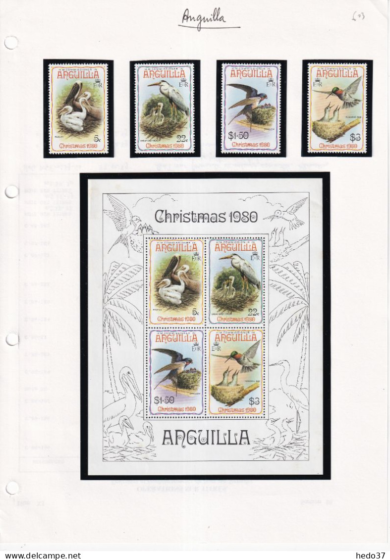 Anguilla - Oiseaux - Collection Vendue Page Par Page - Neufs ** Sans Charnière - TB - Anguilla (1968-...)