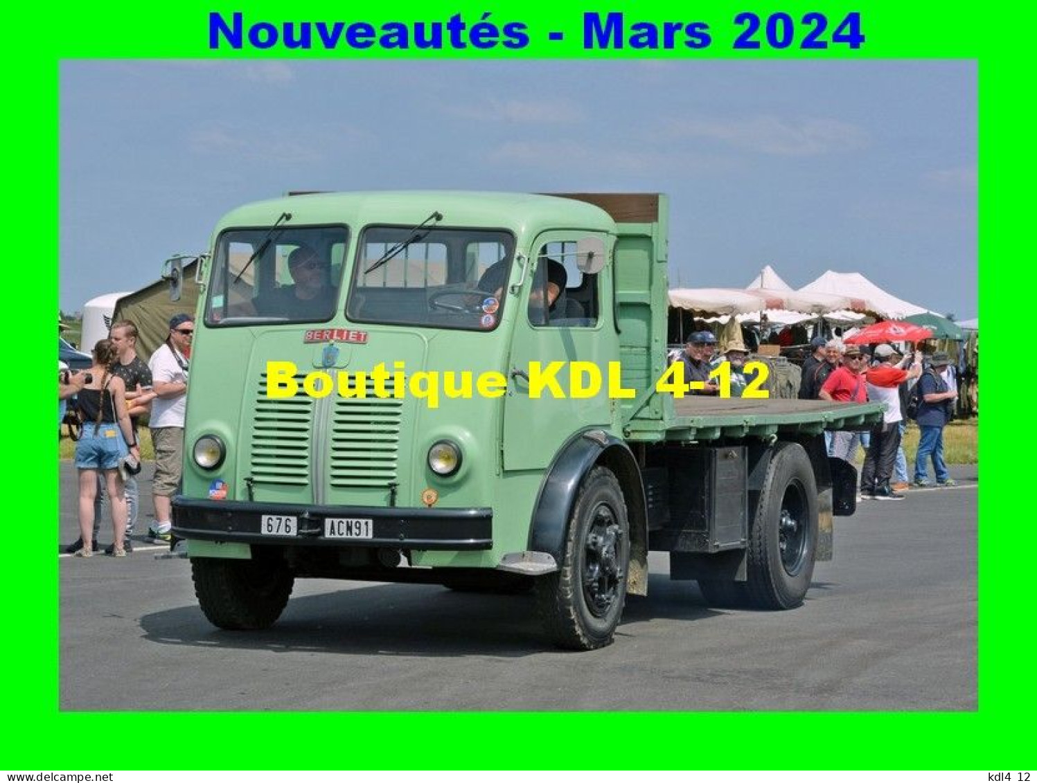 AL UT 36 - Plateau Berliet GLA - MONTEREAU-SUR-LE-JARD - Seine Et Marne - Camions & Poids Lourds