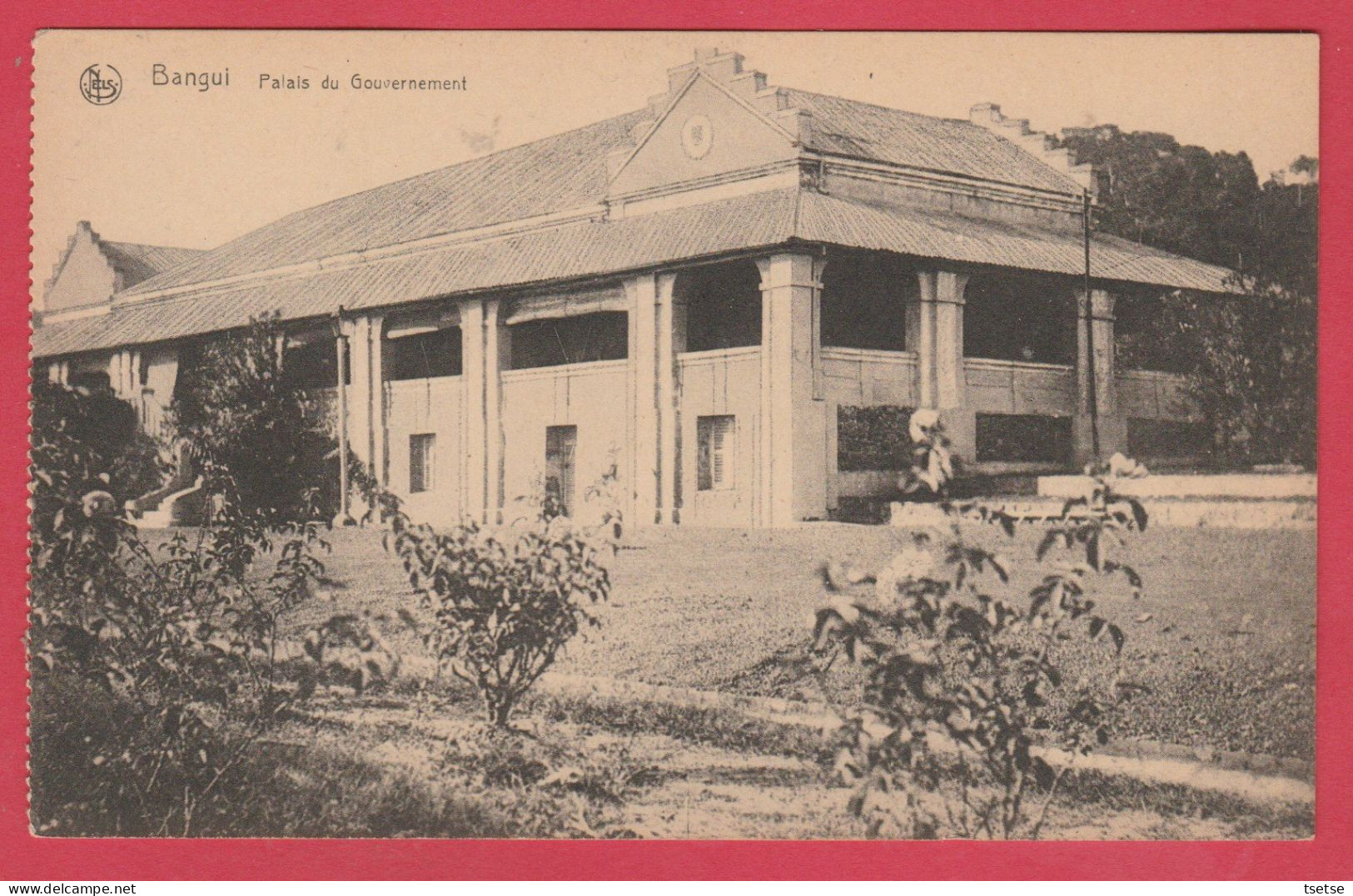 Bangui - Palais Du Gouvernement   / Edition Belge - Nels  ( Voir Verso ) - Centrafricaine (République)