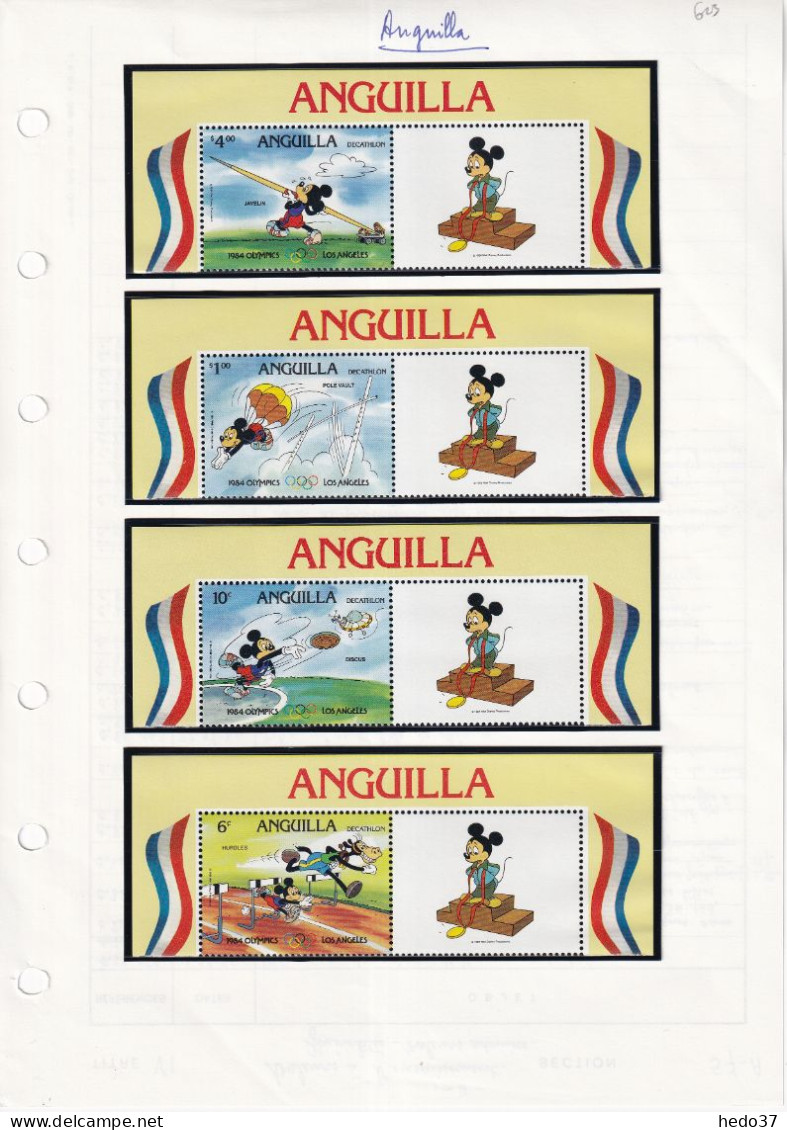 Anguilla - Mickey - Collection Vendue Page Par Page - Neufs ** Sans Charnière - TB - Anguilla (1968-...)