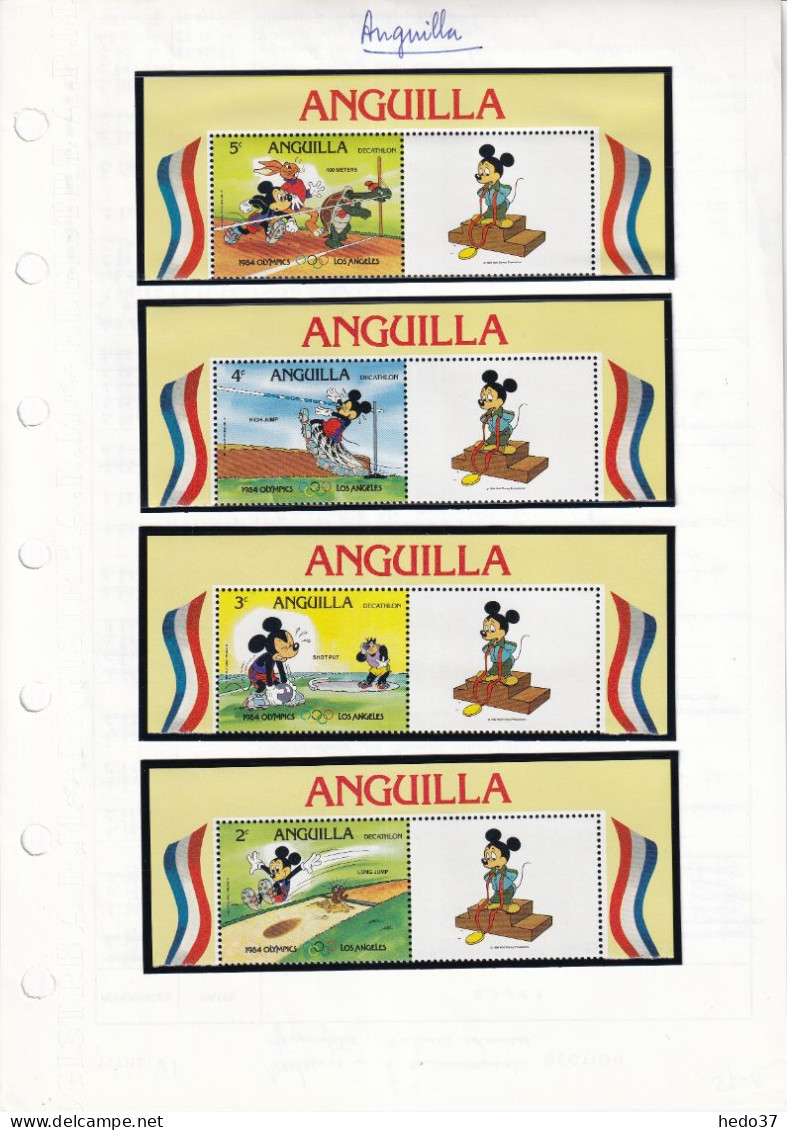 Anguilla - Mickey - Collection Vendue Page Par Page - Neufs ** Sans Charnière - TB - Anguilla (1968-...)