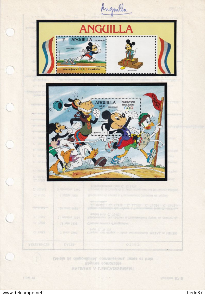 Anguilla - Mickey - Collection Vendue Page Par Page - Neufs ** Sans Charnière - TB - Anguilla (1968-...)