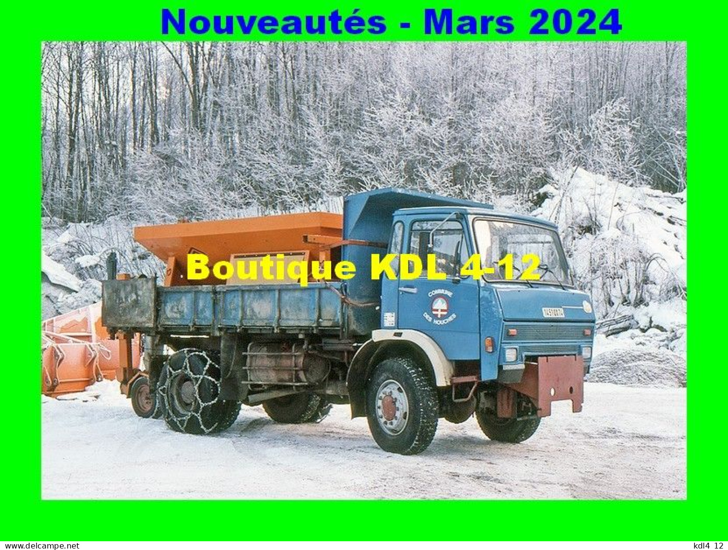 AL UT 34 - Camion Benne Saleuse - Thomas Miniroute 190 - LES HOUCHES - Haute-Savoie - Trucks, Vans &  Lorries