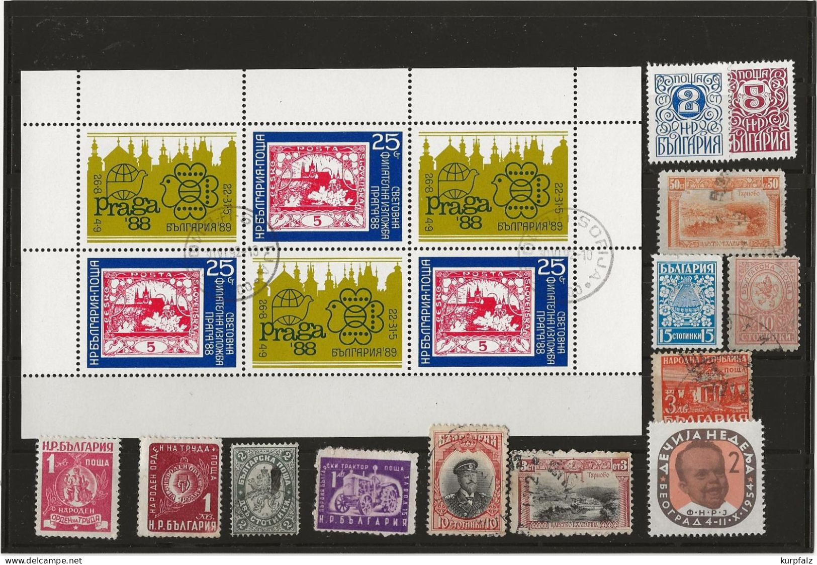 Bulgarien, България - Briefmarken-Konvolut Meist ältere Marken Auf Blättern - Collezioni & Lotti
