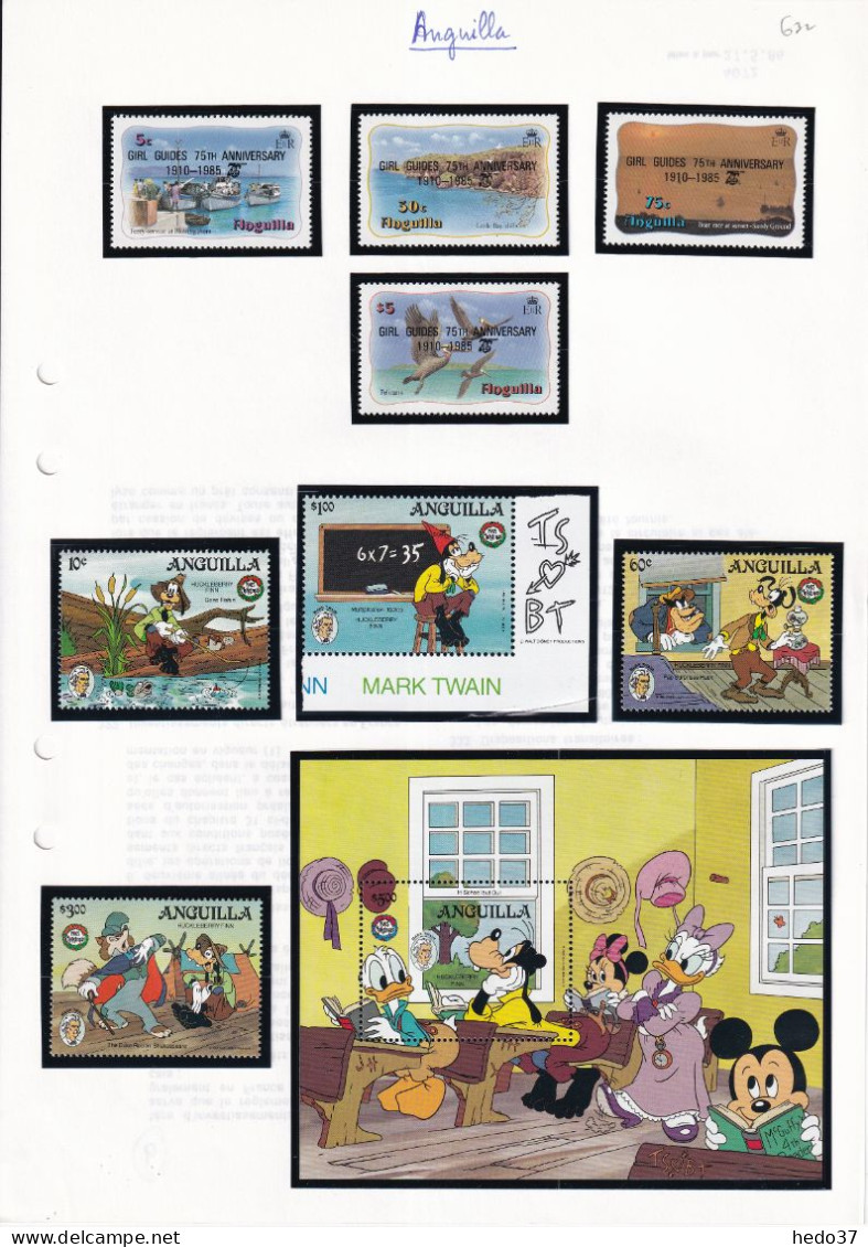 Anguilla - Mickey - Collection Vendue Page Par Page - Neufs ** Sans Charnière - TB - Anguilla (1968-...)