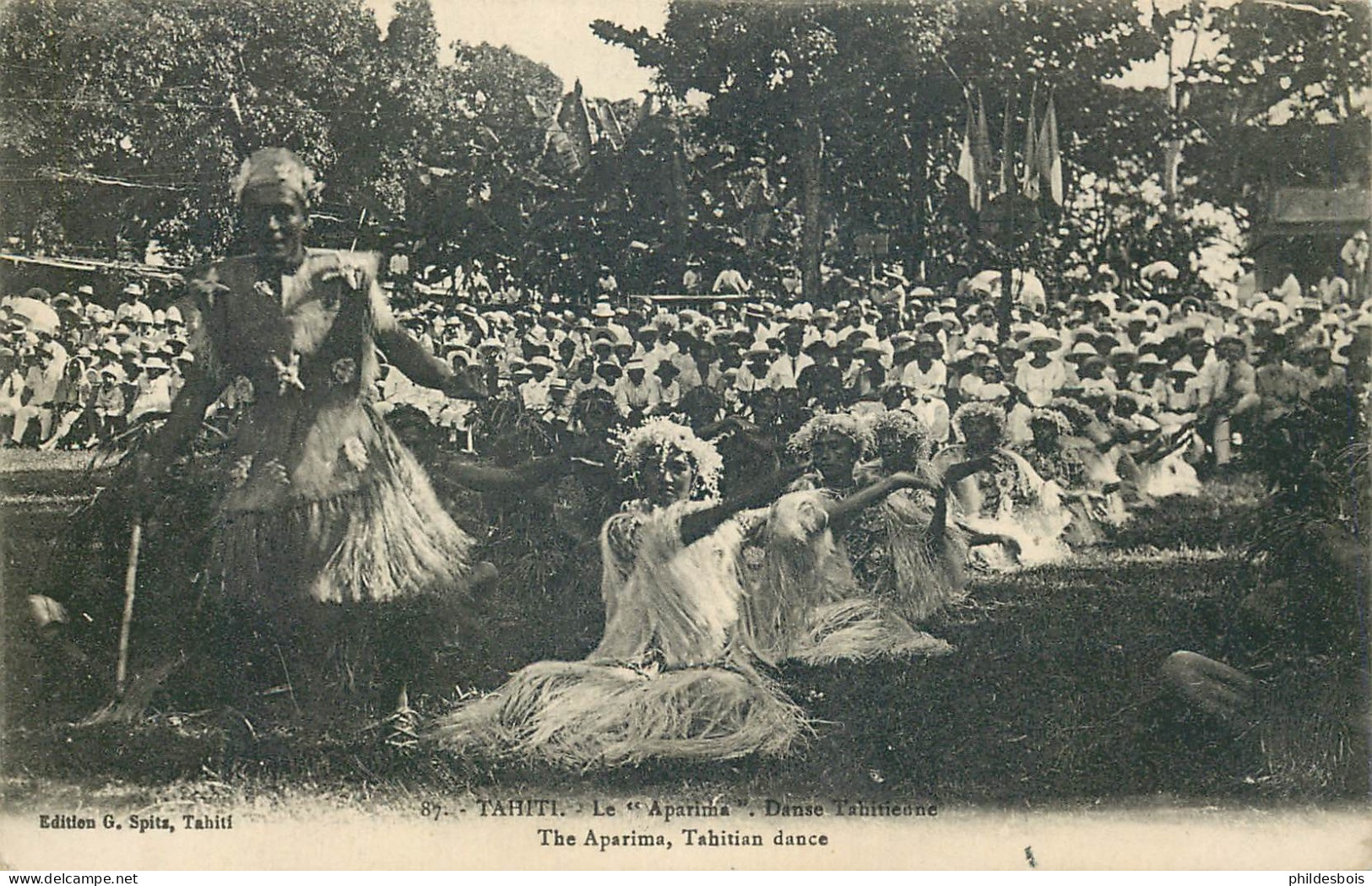 TAHITI  Le Aparima Danse Tahitienne - Polynésie Française