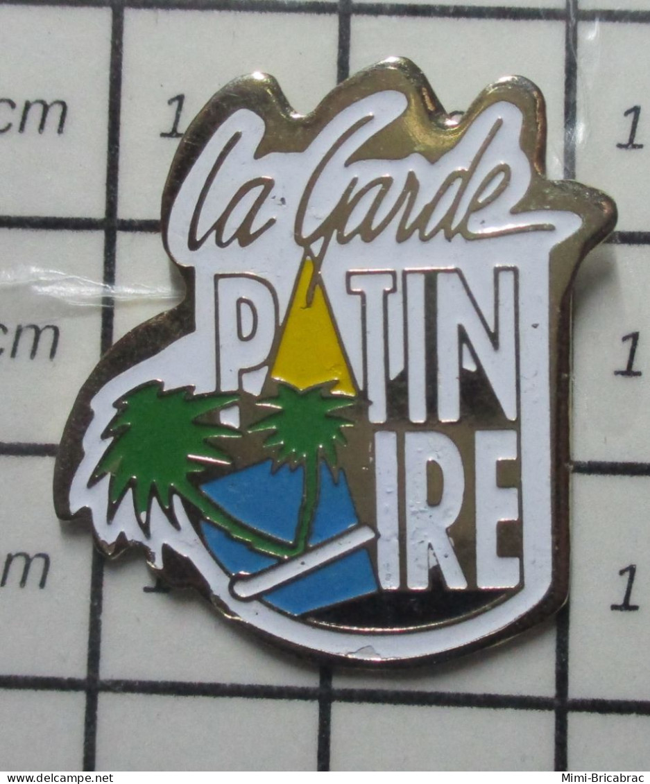 511D Pin's Pins / Beau Et Rare / SPORTS / PATINOIRE LA GARDE - Invierno