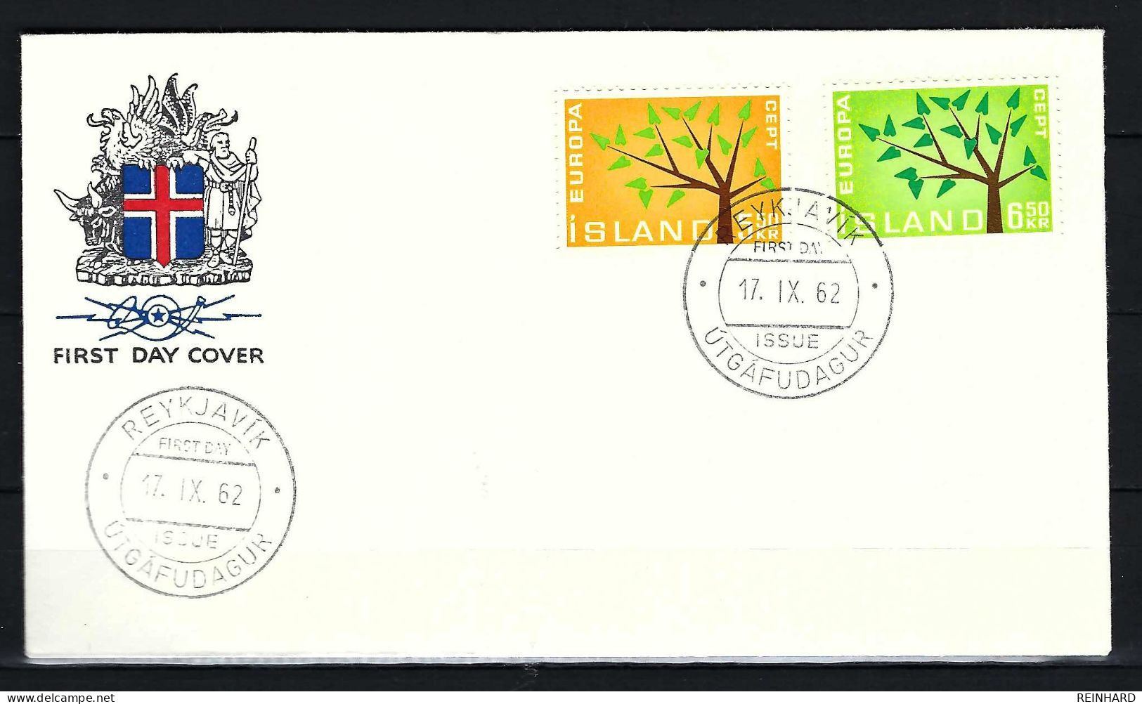 ISLAND FDC Mit Komplettsatz Mi-Nr. 364 - 365 Europamarken - Siehe Bild - FDC