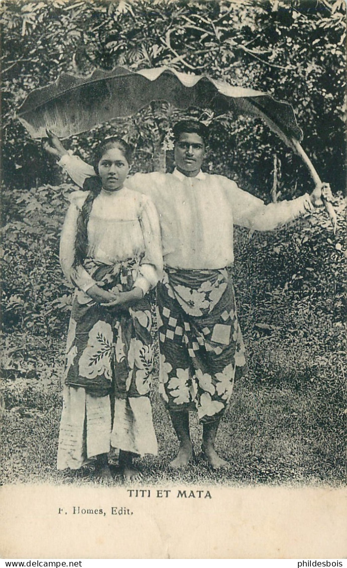 TAHITI   Titi Et Mata - Polinesia Francesa