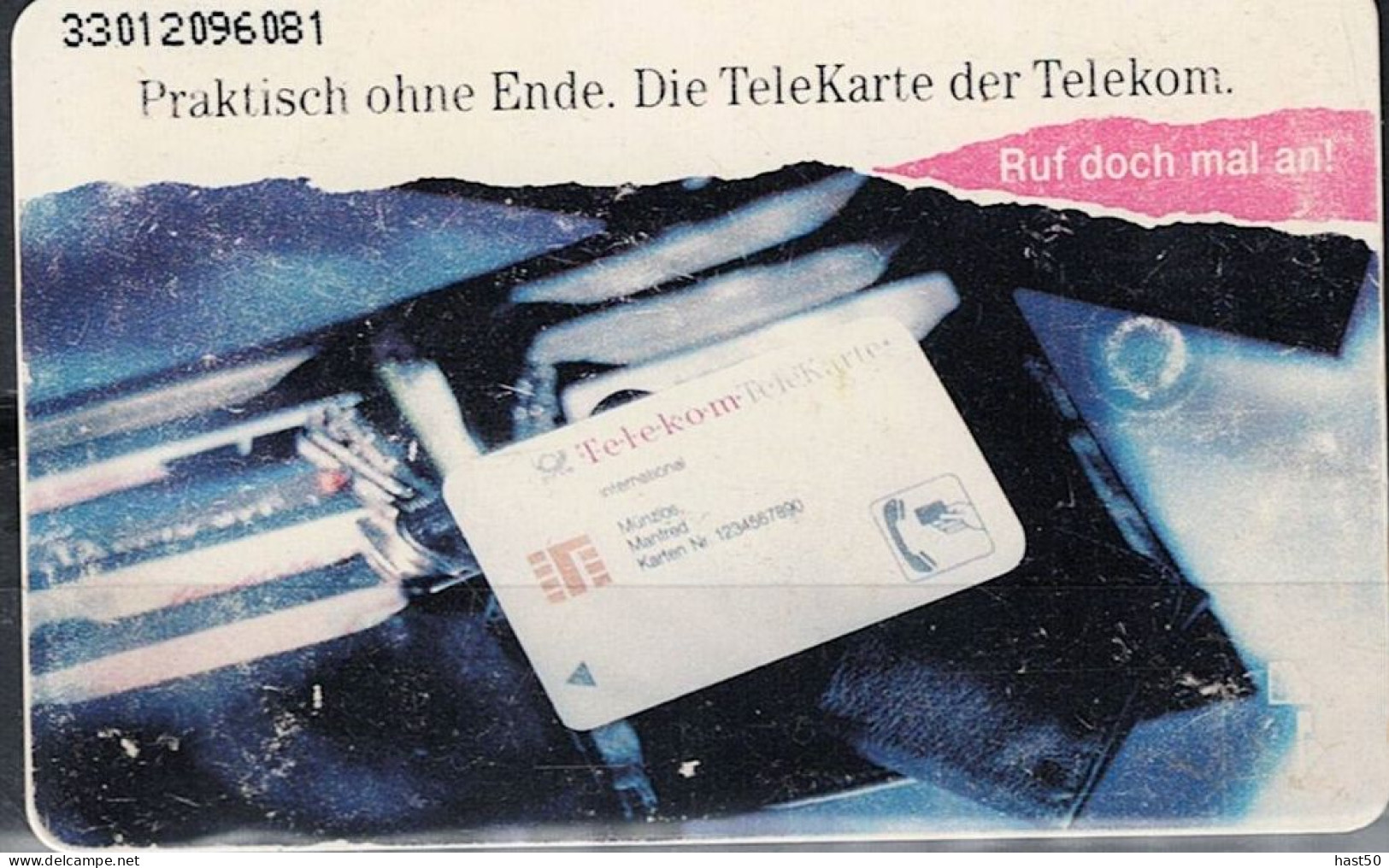 Deutschland - P  PD-SERIES: Telekarte Der Telekom - Praktisch Ohne Ende - USED -  1992 - P & PD-Series: Schalterkarten Der Dt. Telekom