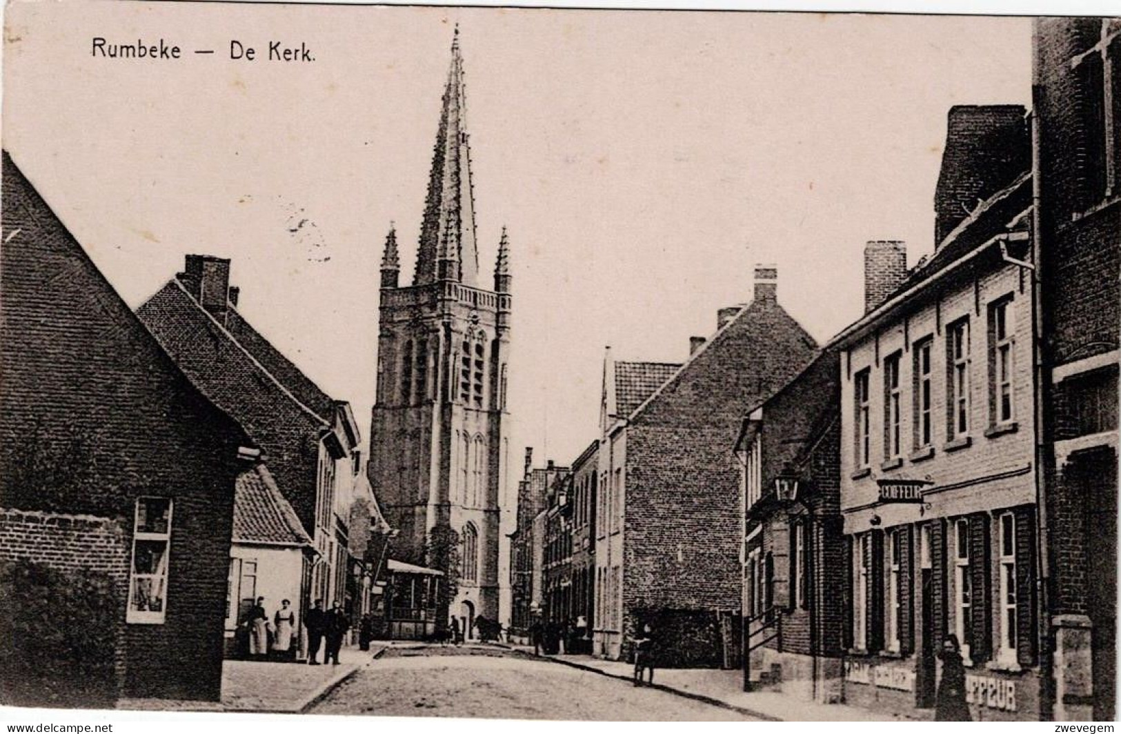 RUMBEKE - De Kerk (feldpost) - Roeselare