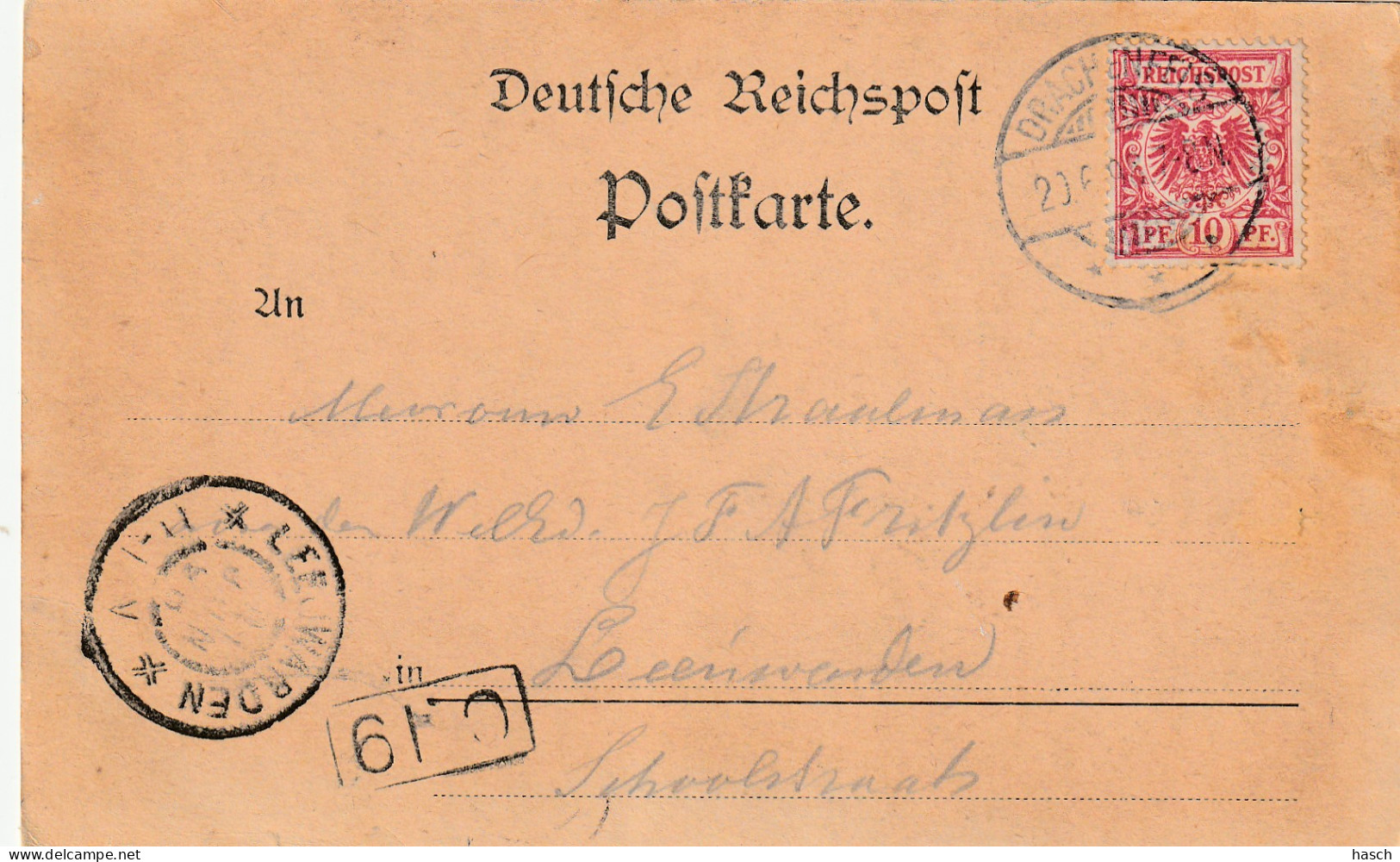 4930 23 Gruss Vom Drachenfels. 1898.  - Drachenfels