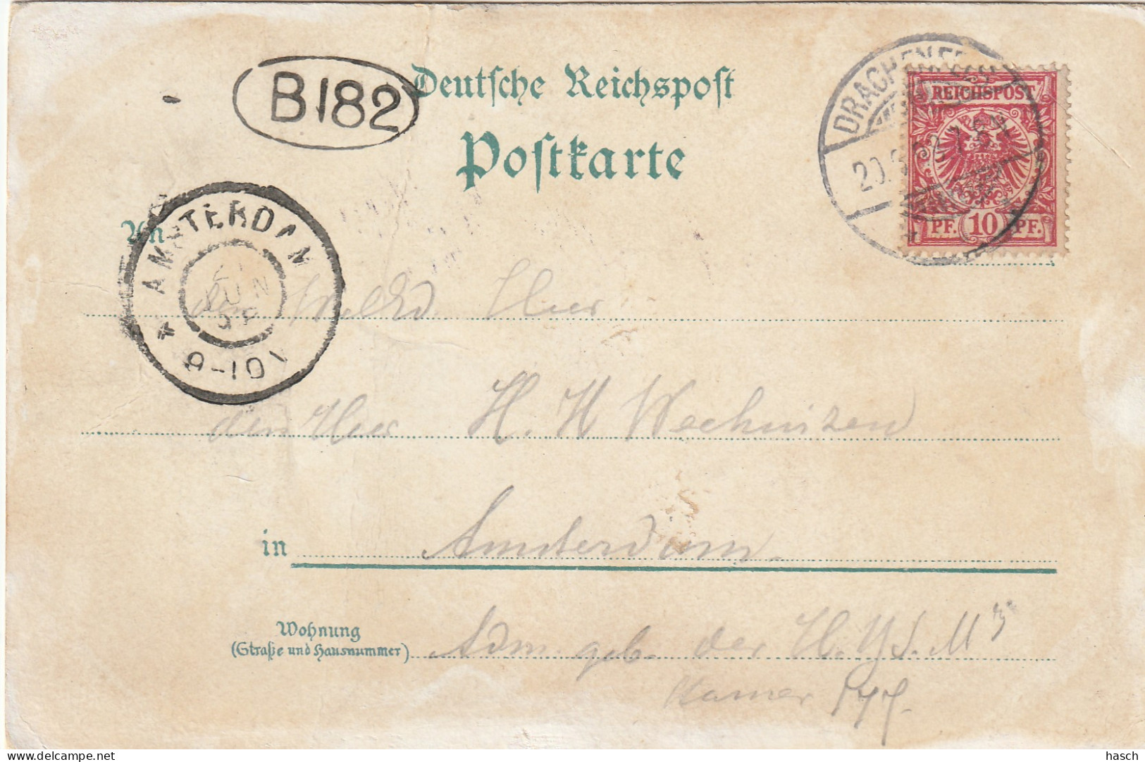 4930 24 Gruss Vom Drachenfels. 1898.  - Drachenfels