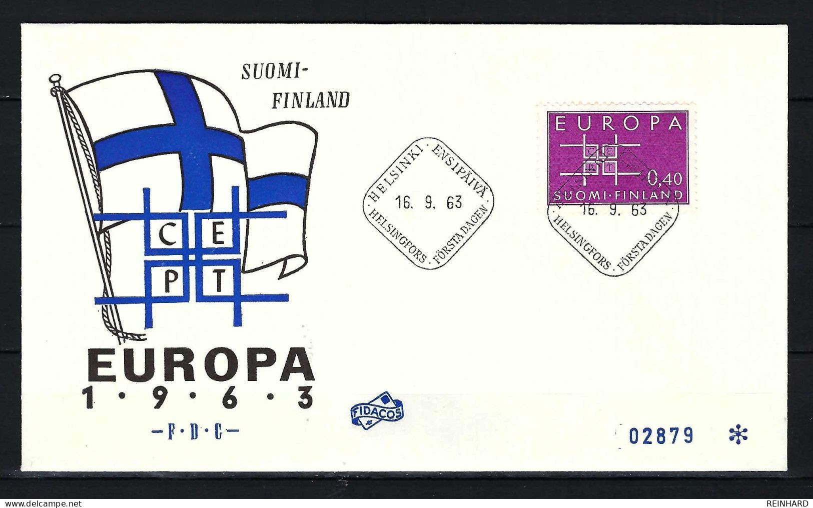 FINNLAND FDC Mit Mi-Nr. 563 Europamarke - Siehe Bild - FDC