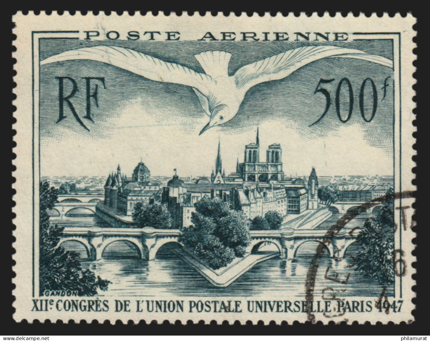 Poste Aérienne N°20, Ponts De Paris, Oblitéré - TB - 1927-1959 Oblitérés