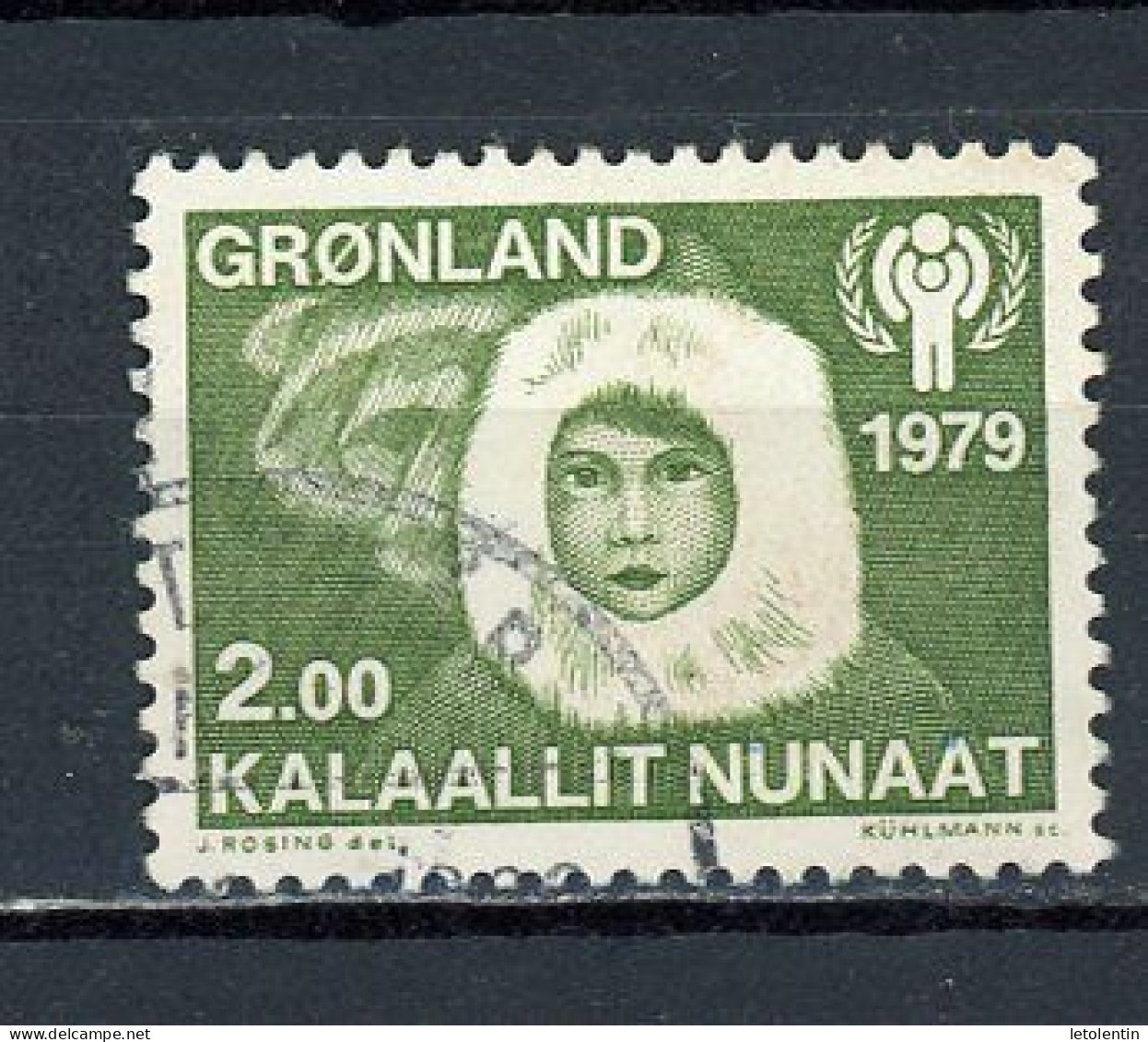 GROENLAND - ANNÉE DE L'ENFANT - N° Yvert 106 Obli. - Used Stamps