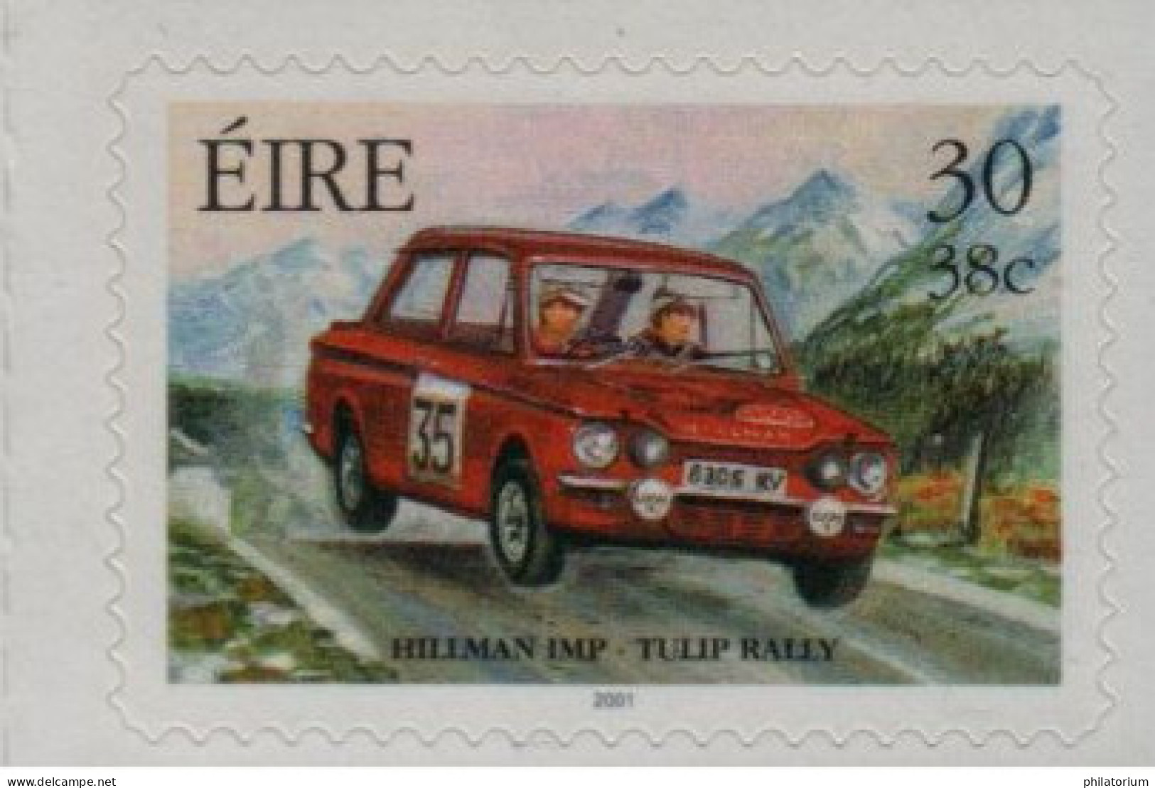 Eire, Irlande, **, Yv 1339, Mi 1331, SG 1509, Hillman Imp - Rallye Des Tulipes, Sport Auromobile, - Automobile