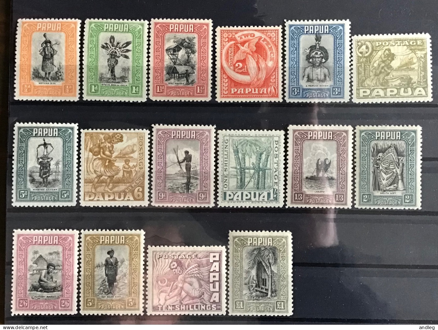 Papua, 1932. Série Complète MWLH. Stanley Gibbons £ 550. - Sonstige - Ozeanien