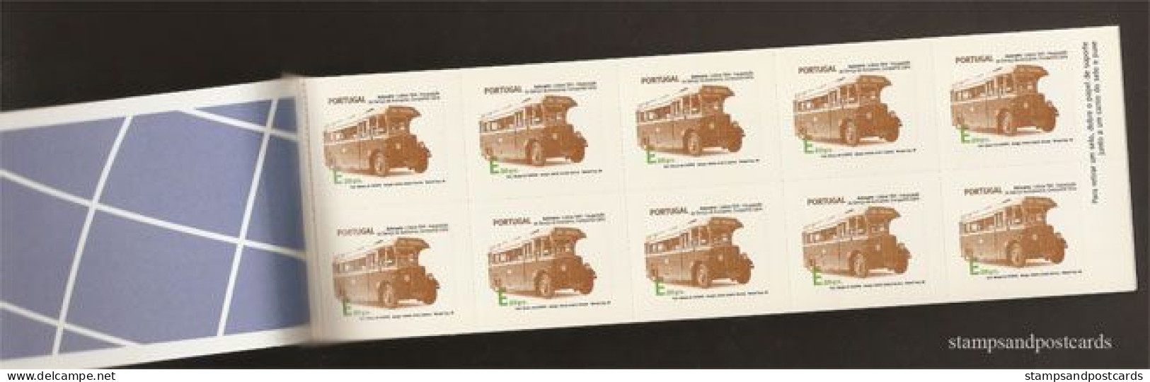 Portugal Transports Carnet Autocollant 2008 Debut Service Autocar Carris Lisboa 1944 Sticker Stamp Booklet Bus Lisbon*** - Busses