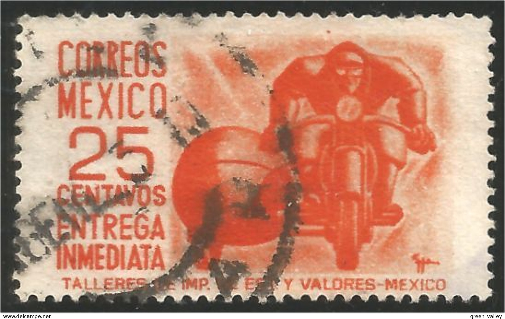 608 Mexico 1950 Motorcycle Moto (MEX-228) - Motorbikes