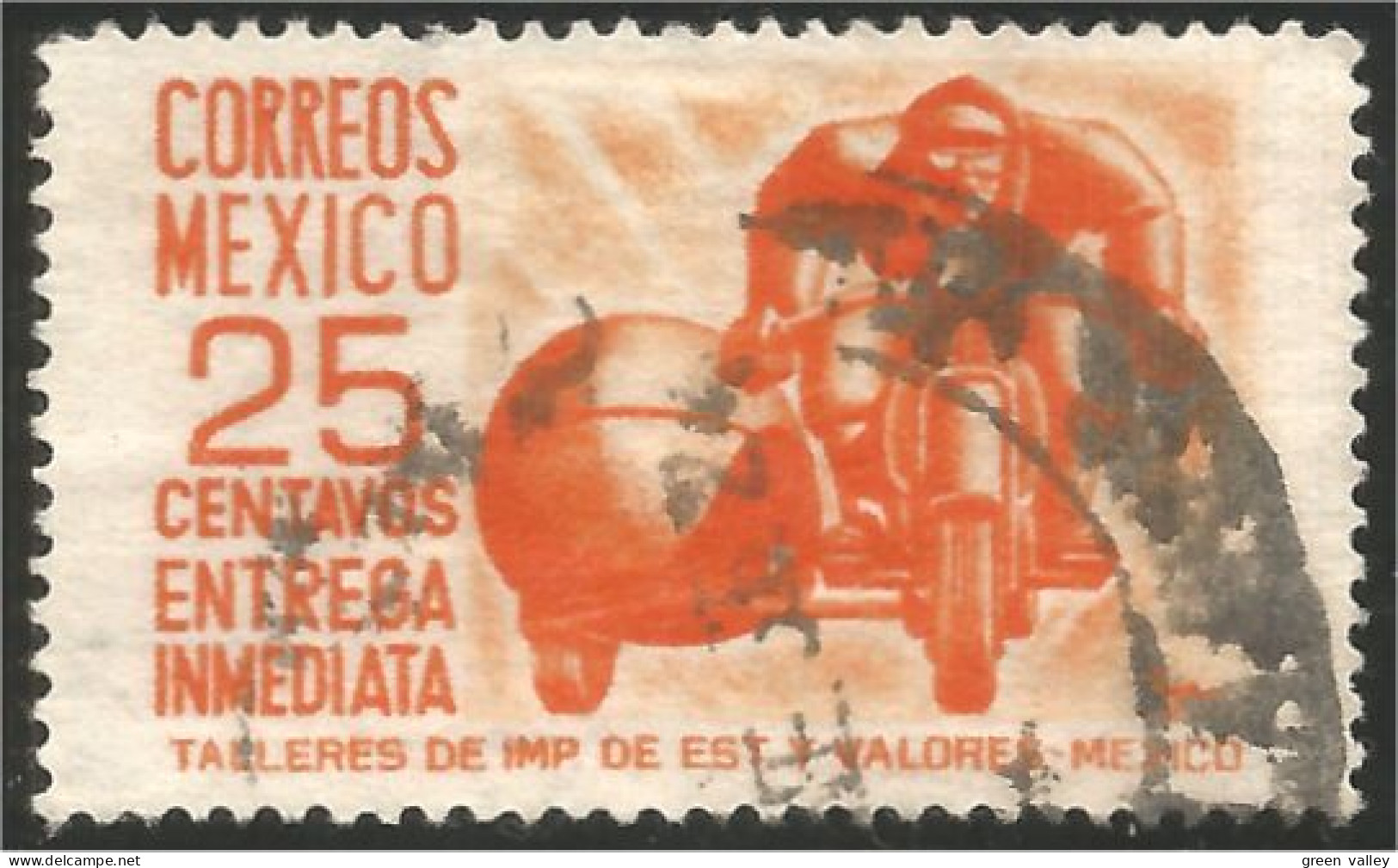 608 Mexico 1950 Motorcycle Moto (MEX-227) - Motorbikes