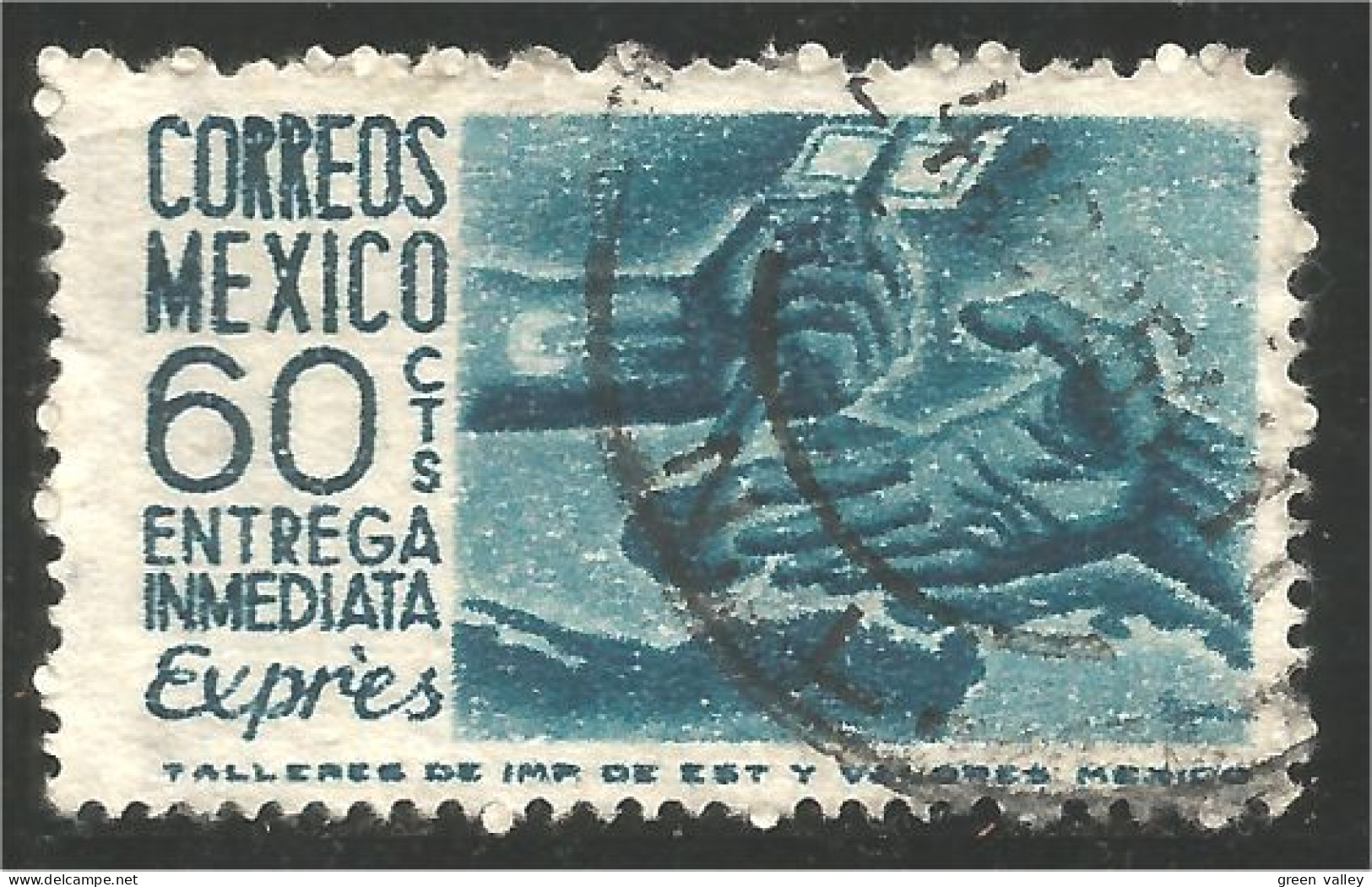 608 Mexico 1951 Messenger Messager Lettre Letter (MEX-224) - Posta