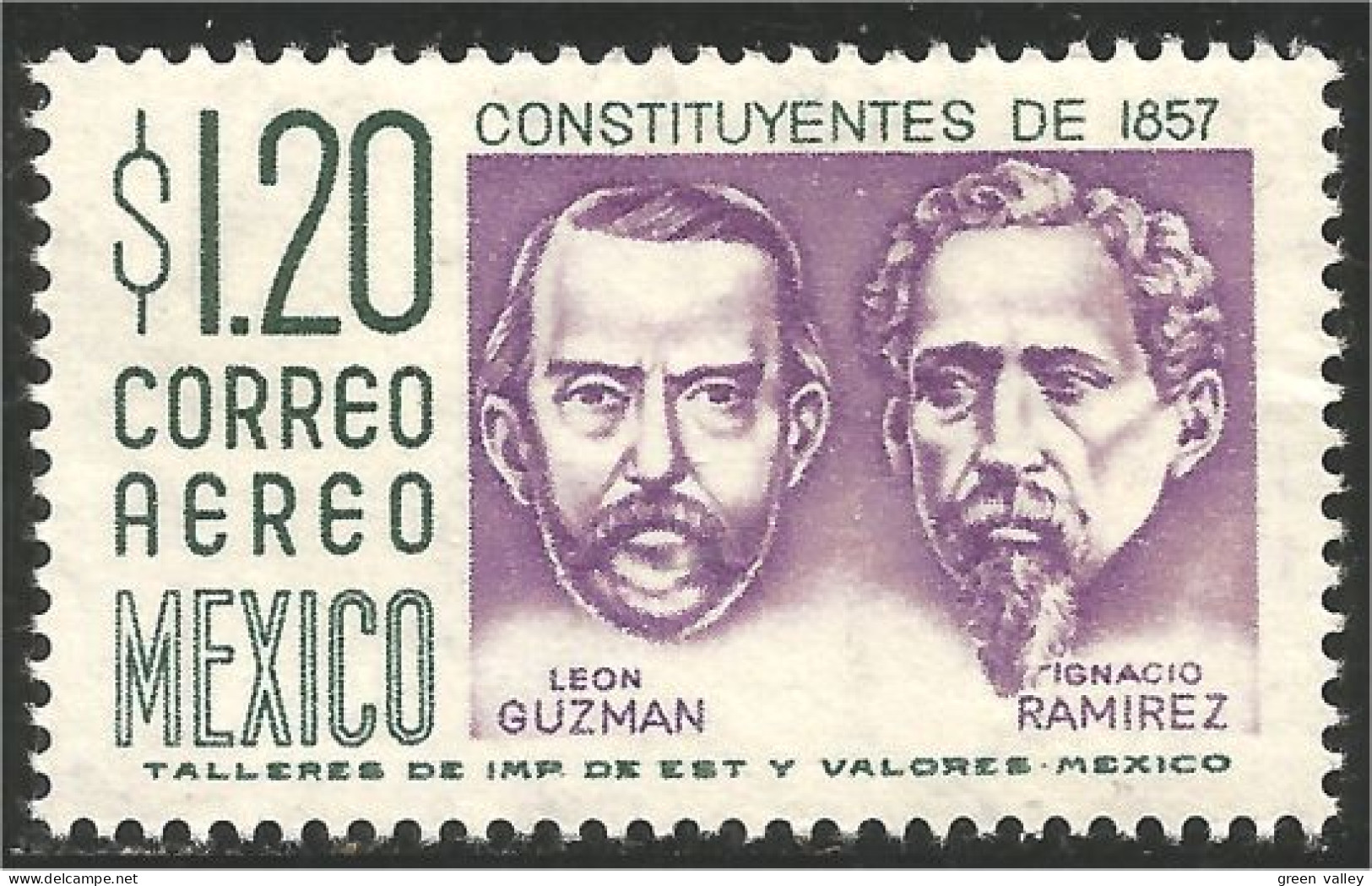 608 Mexico 1956 Guzman Ramirez MH * Neuf CH (MEX-191) - Mexico