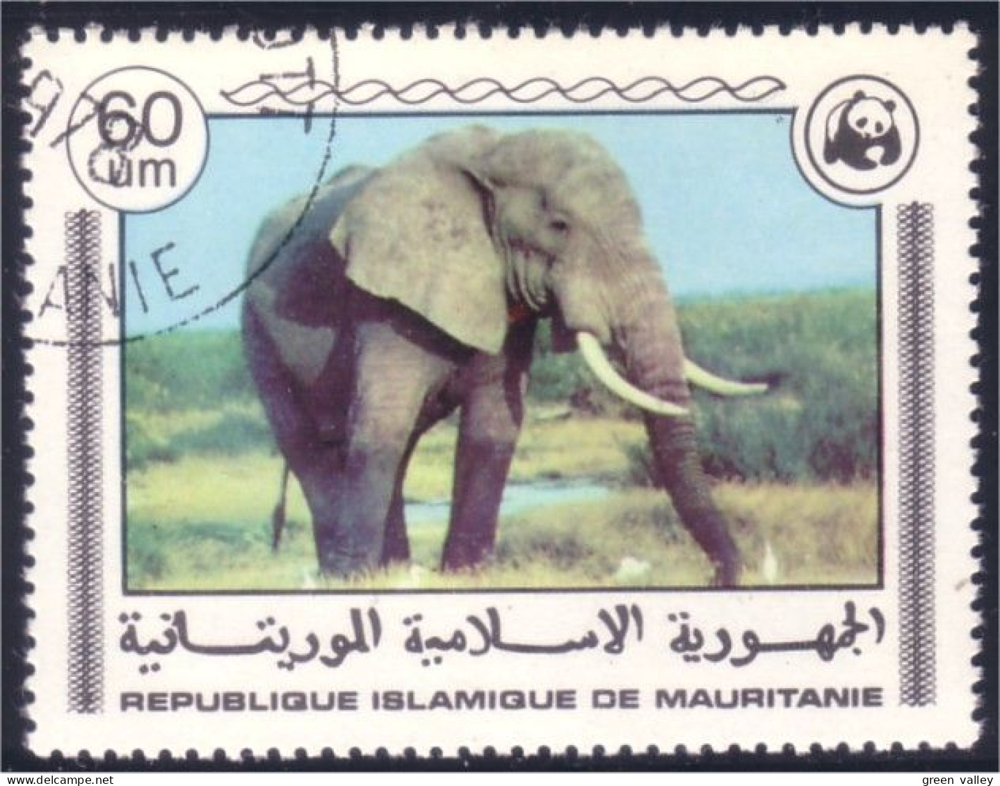 594 Mauritanie Elephant Elephants Elefante Olifant Norsu (MAU-12) - Eléphants