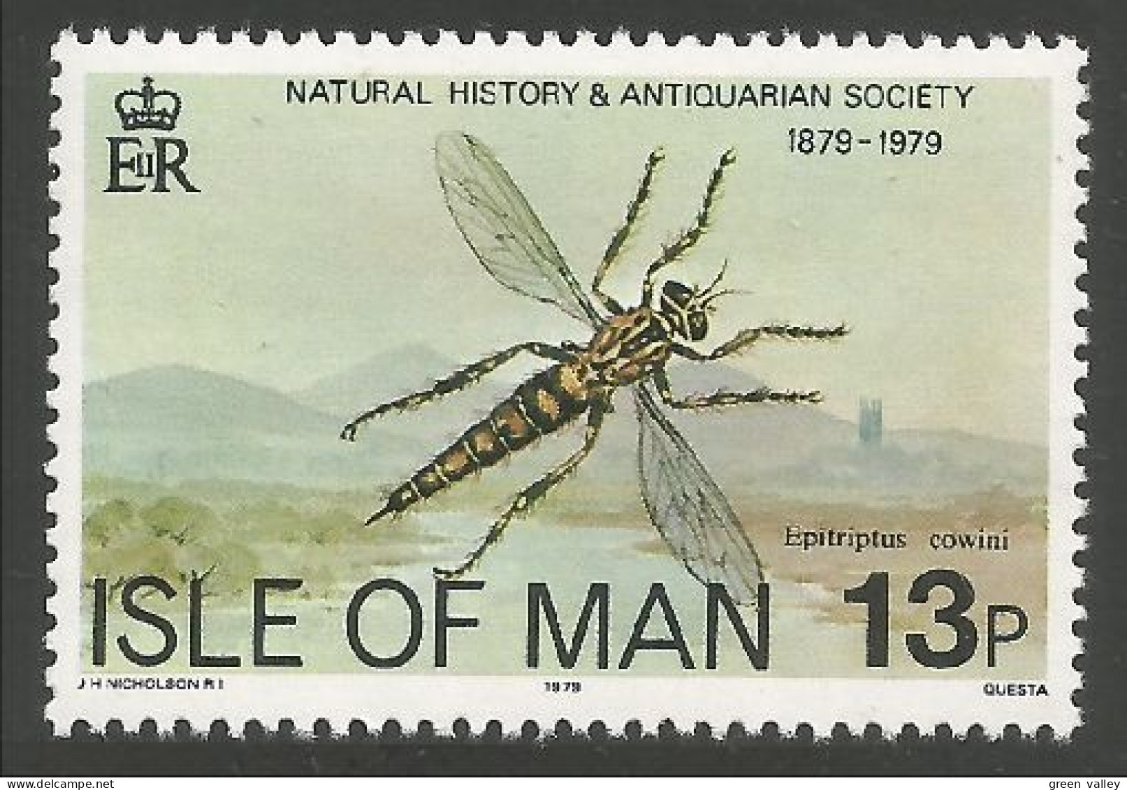 590 Man Insecte Mouche Fly Mosquito Insekt MNH ** Neuf SC (MAN-94a) - Man (Ile De)